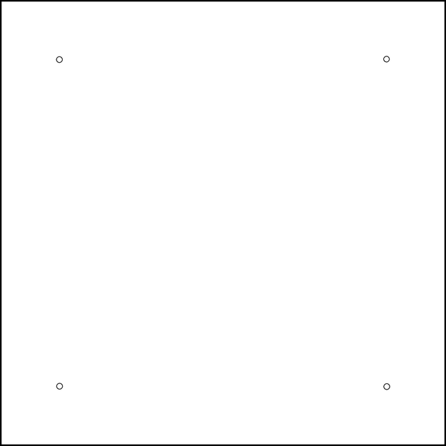 Panel kuchenny szklany bezbarwny 60 x 60 cm Alfa-Cer