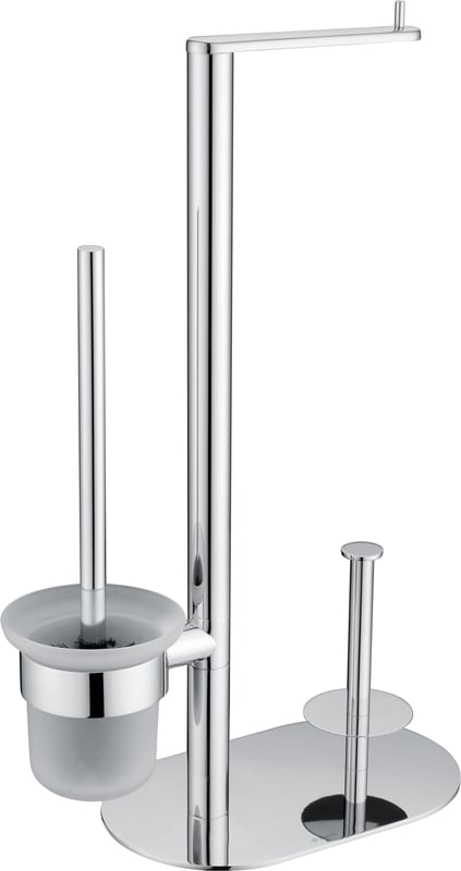 Stojak na papier toaletowy i szczotkę toaletową Round Deante