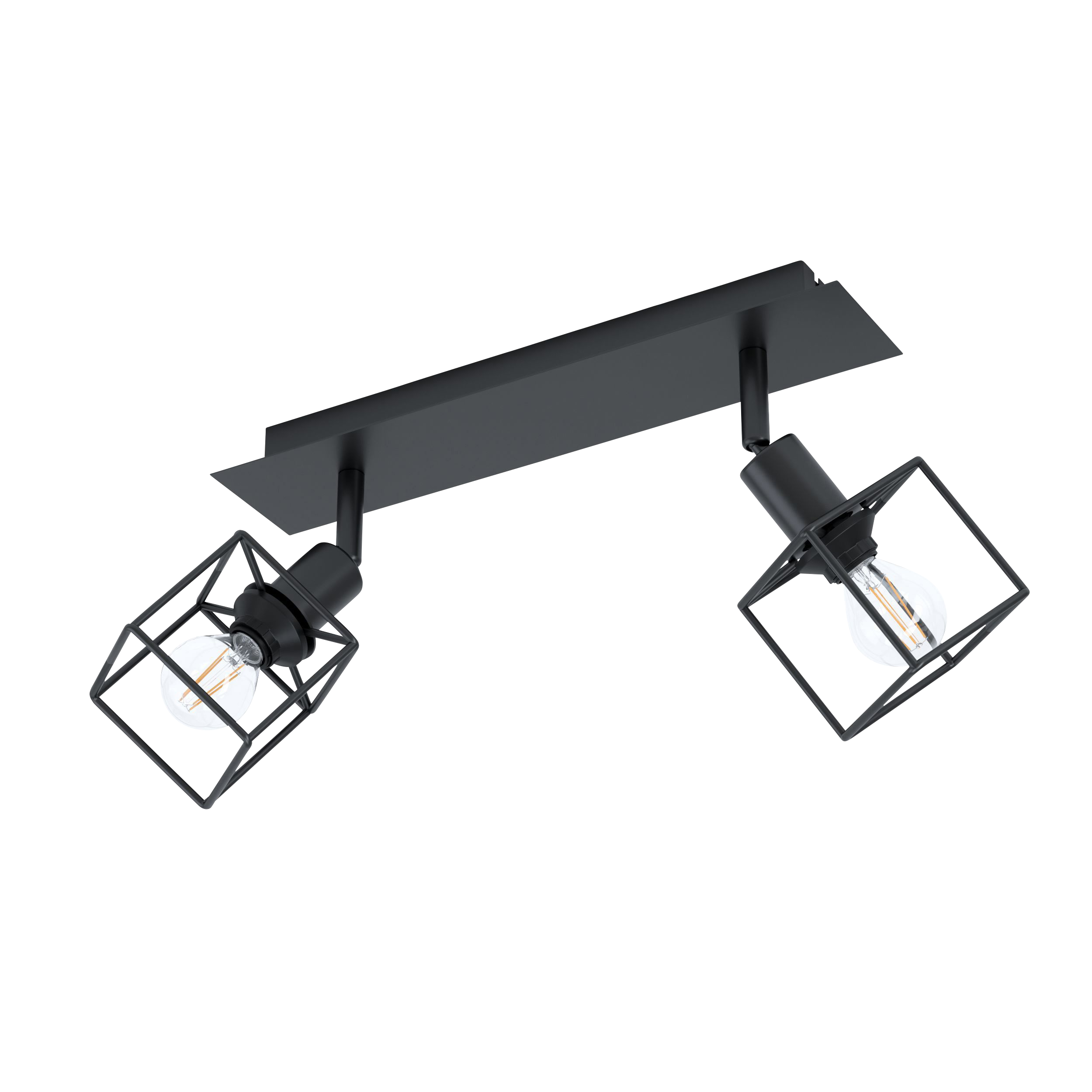 Listwa reflektorowa Eldrick czarna 2 x E14 Inspire