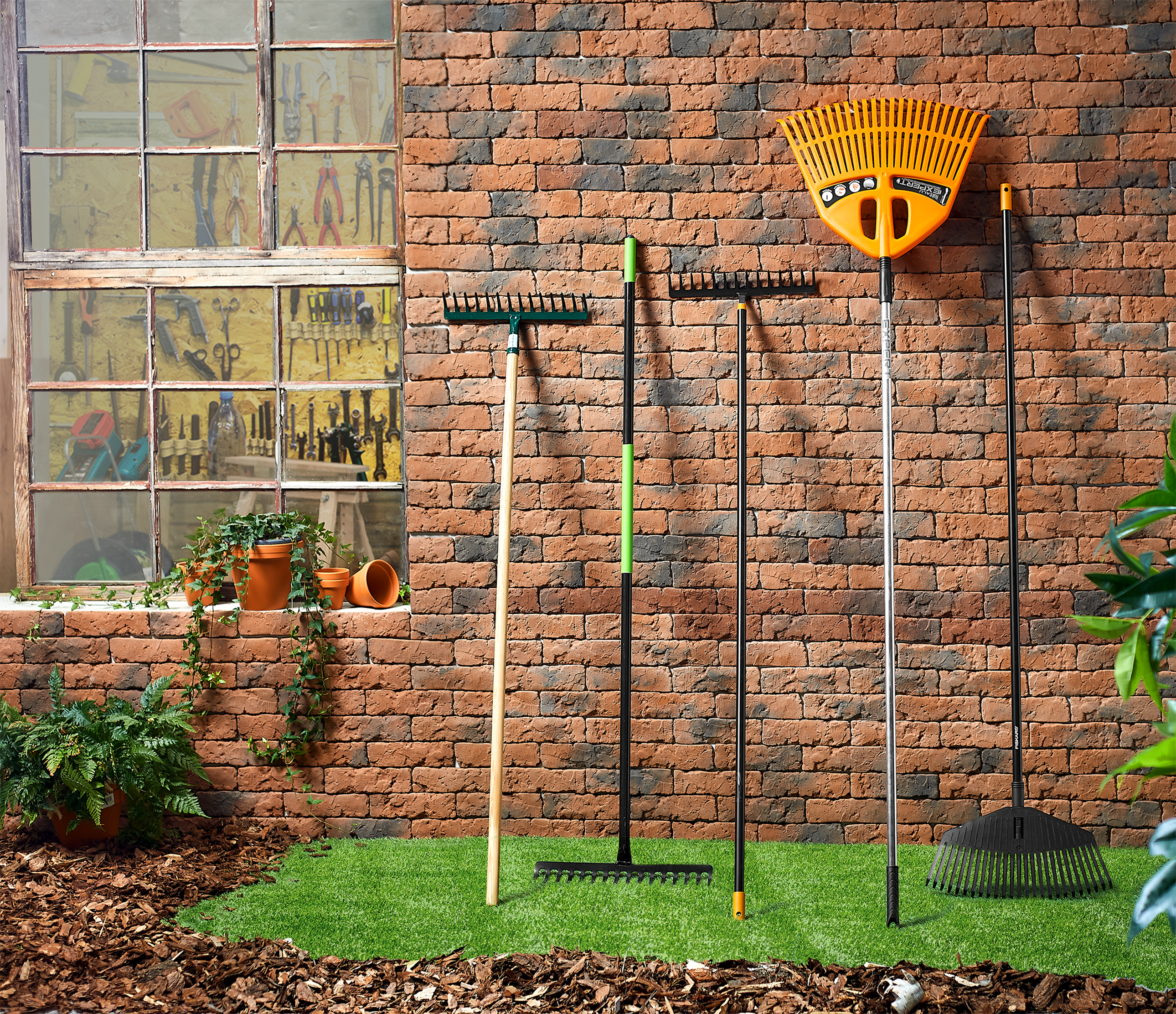 Grabie do trawy szer.41 cm Geolia - 4