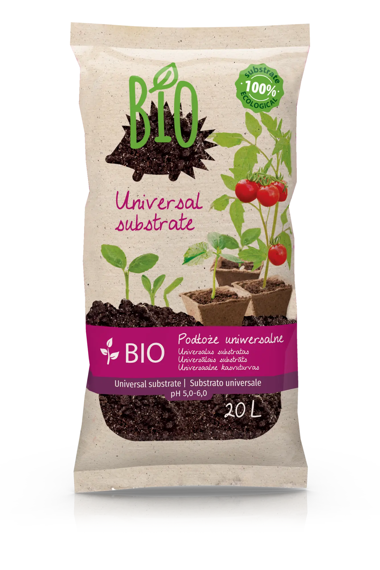 Podłoże uniwersalne bio 20l