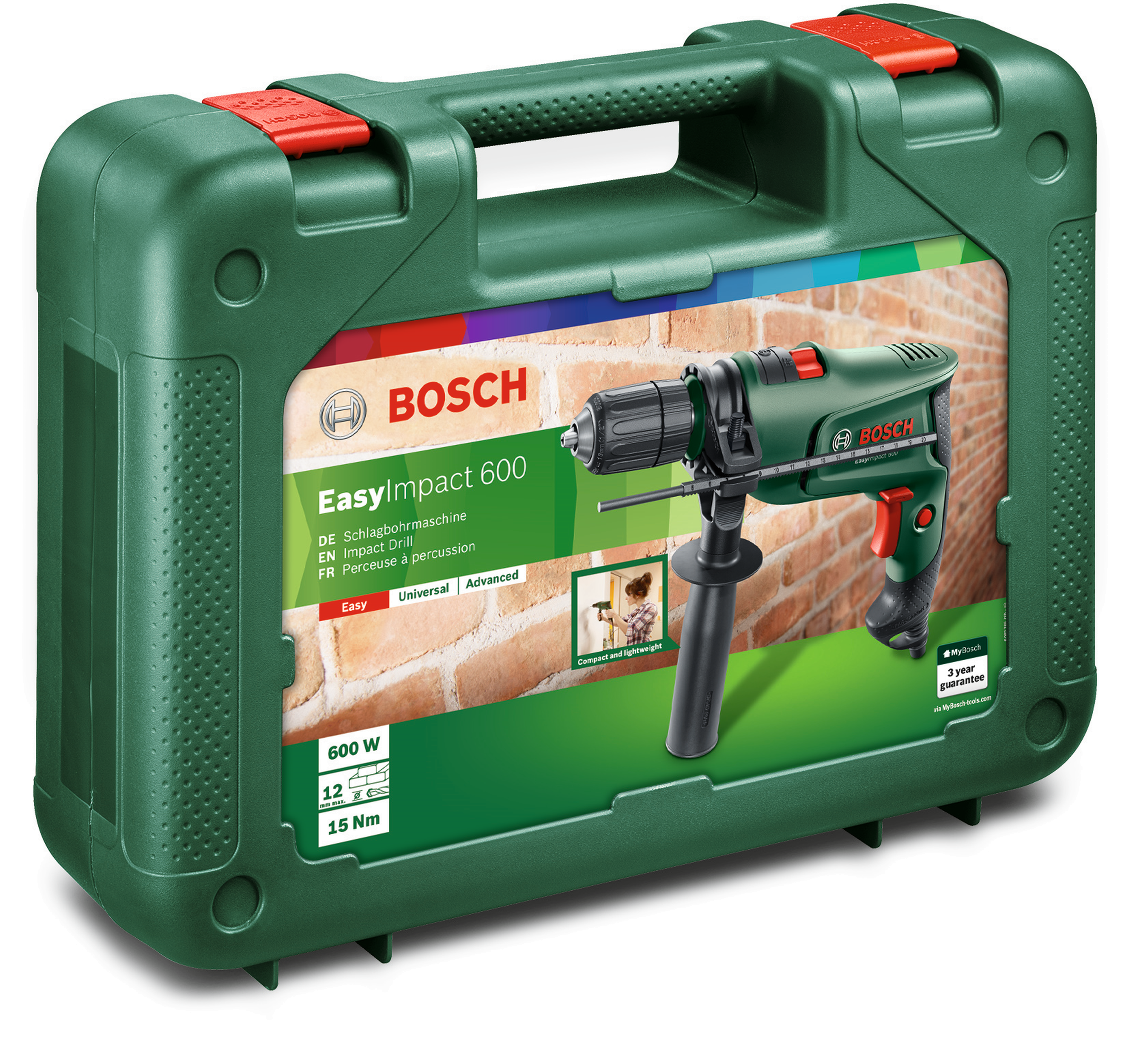 Wiertarka udarowa Bosch Easyimpact 600W - 6