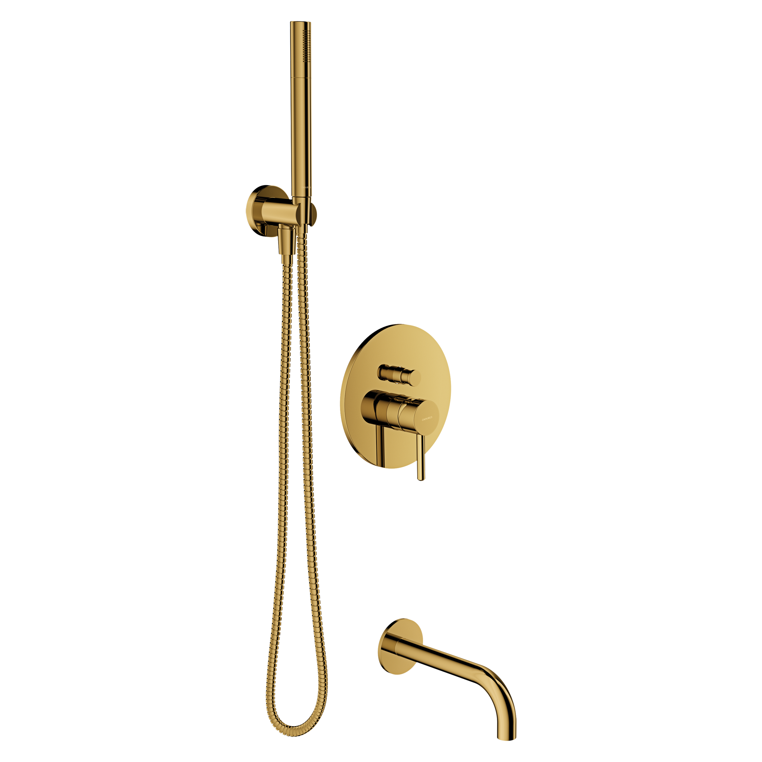 System wannowy podtynkowy złoty Simplon Omnires