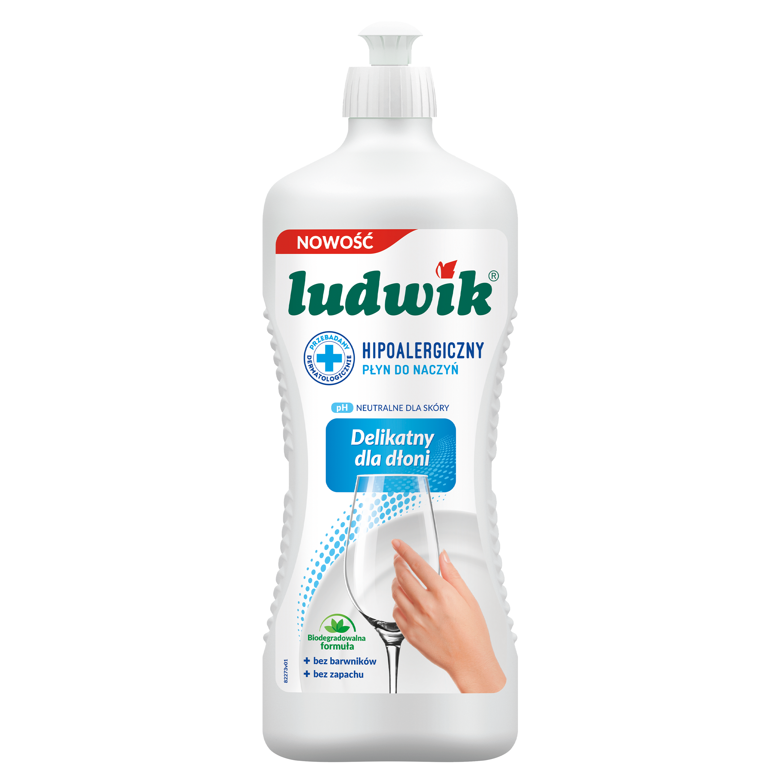 Płyn do mycia naczyń hipoalergiczny 0.9 kg Ludwik