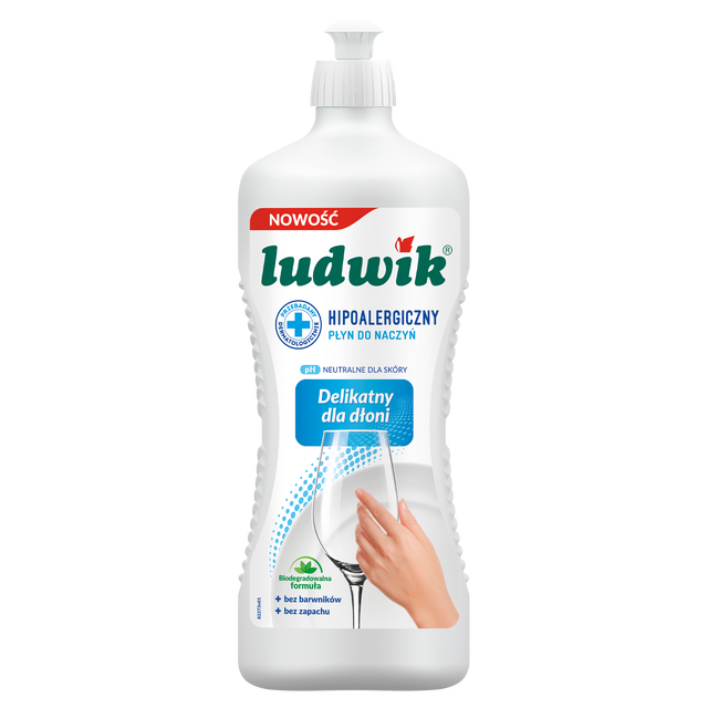 Płyn do mycia naczyń hipoalergiczny 0.9 kg Ludwik