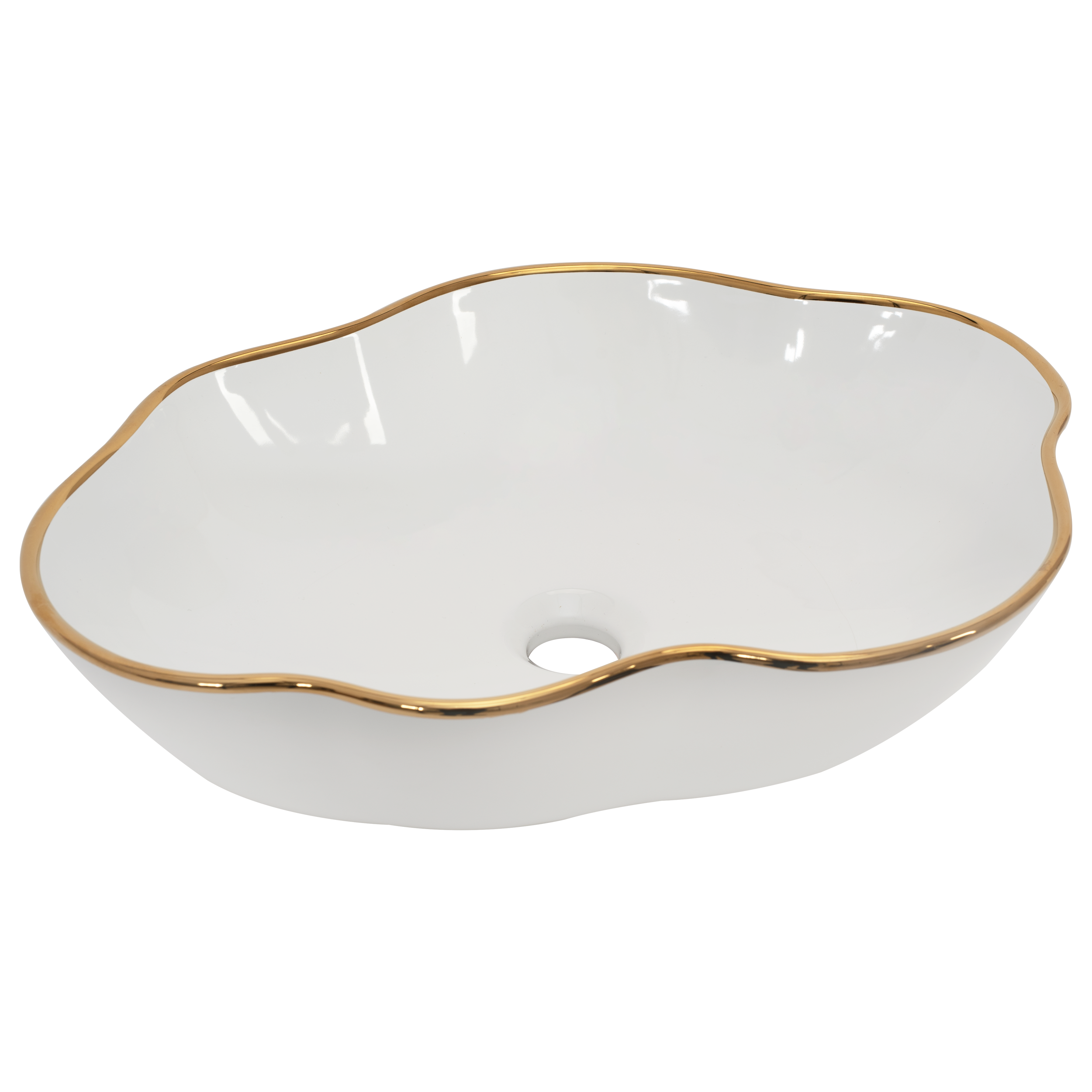 Umywalka ceramiczna nablatowa Pearl 51 Rea