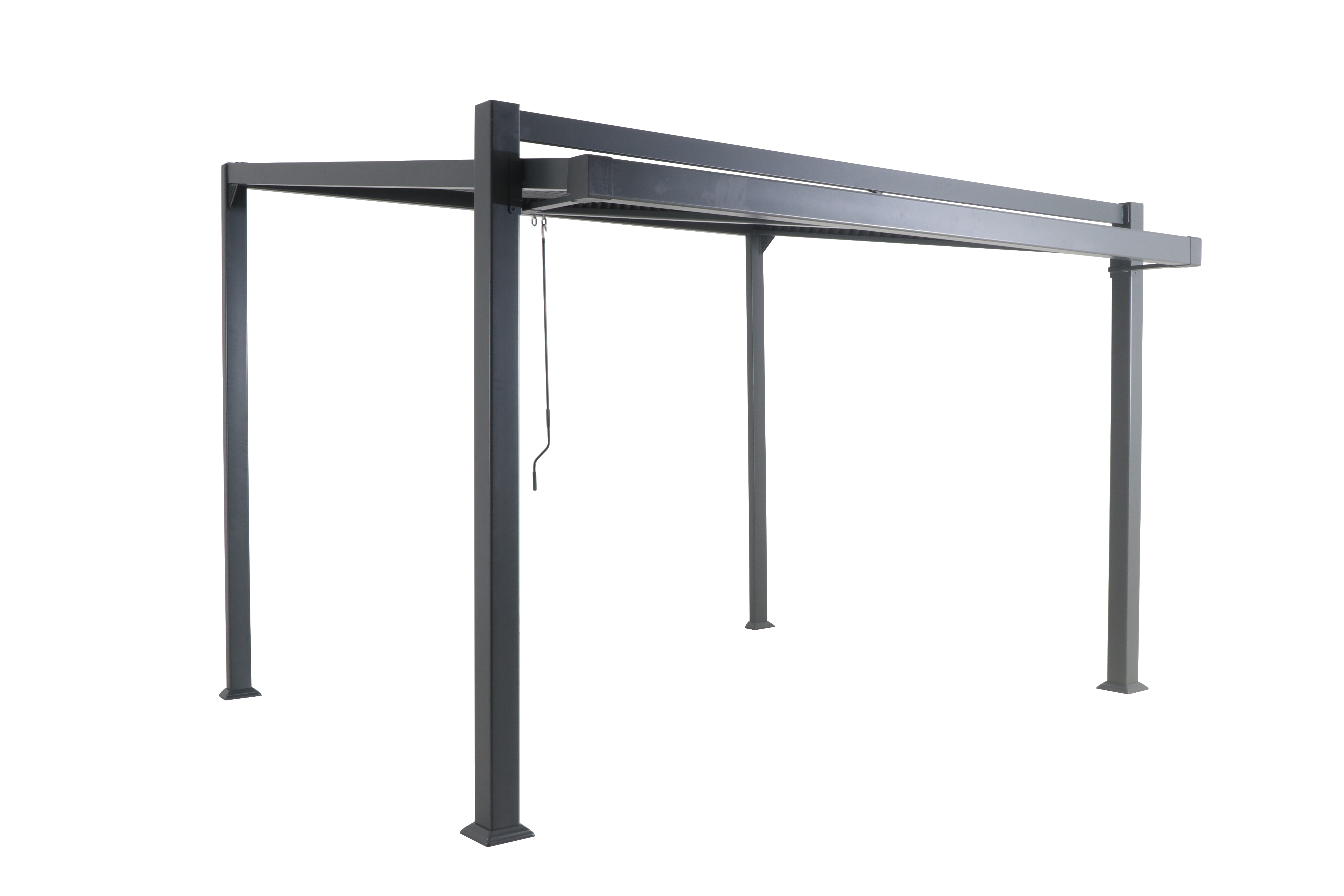 Pawilon ogrodowy pergola Odyssea 380x316x268 cm antracytowy Naterial
