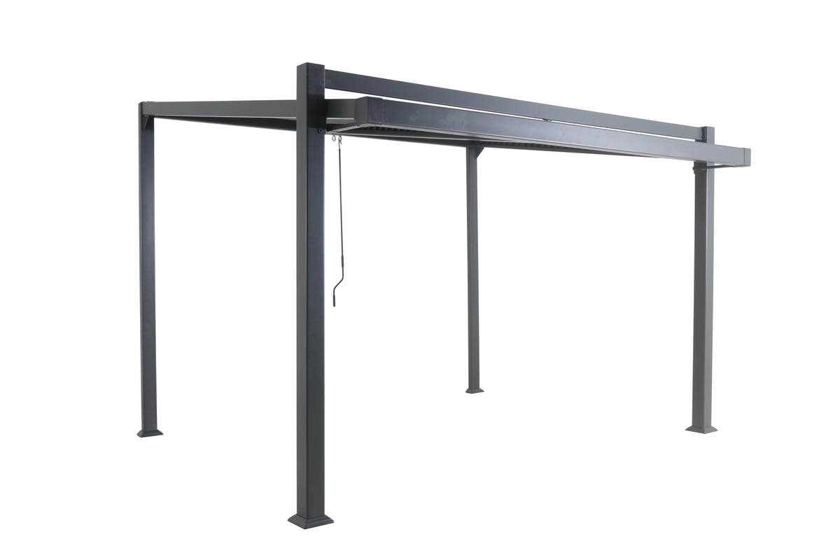 Pawilon ogrodowy pergola Odyssea 380x316x268 cm antracytowy Naterial