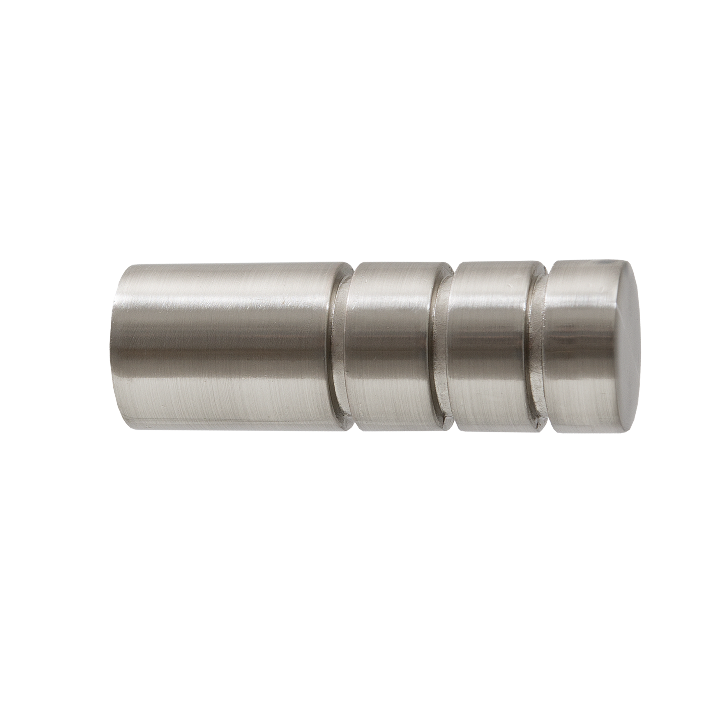 Końcówka do karnisza Techno efekt stali 19 mm 2 szt.