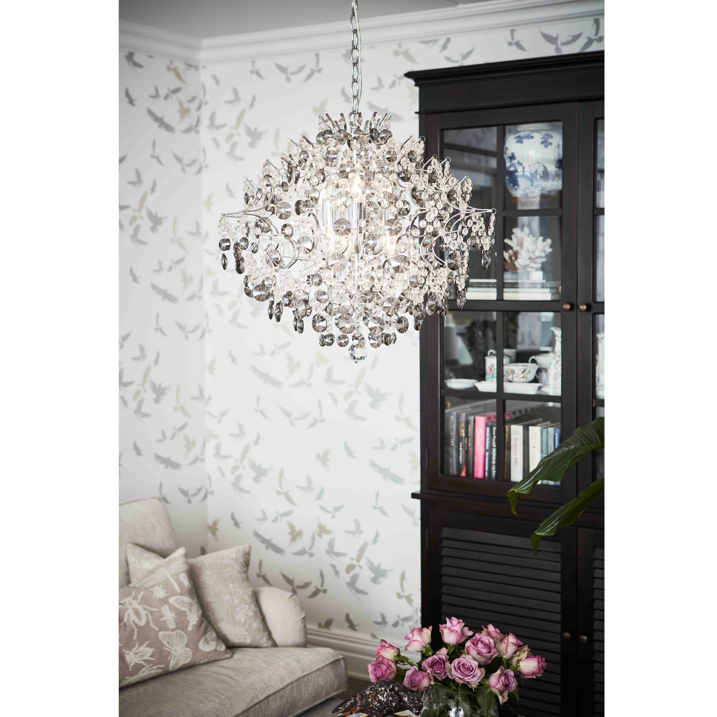 Żyrandol Hidden Gem z kryształami 6 x E14 Markslojd - 2