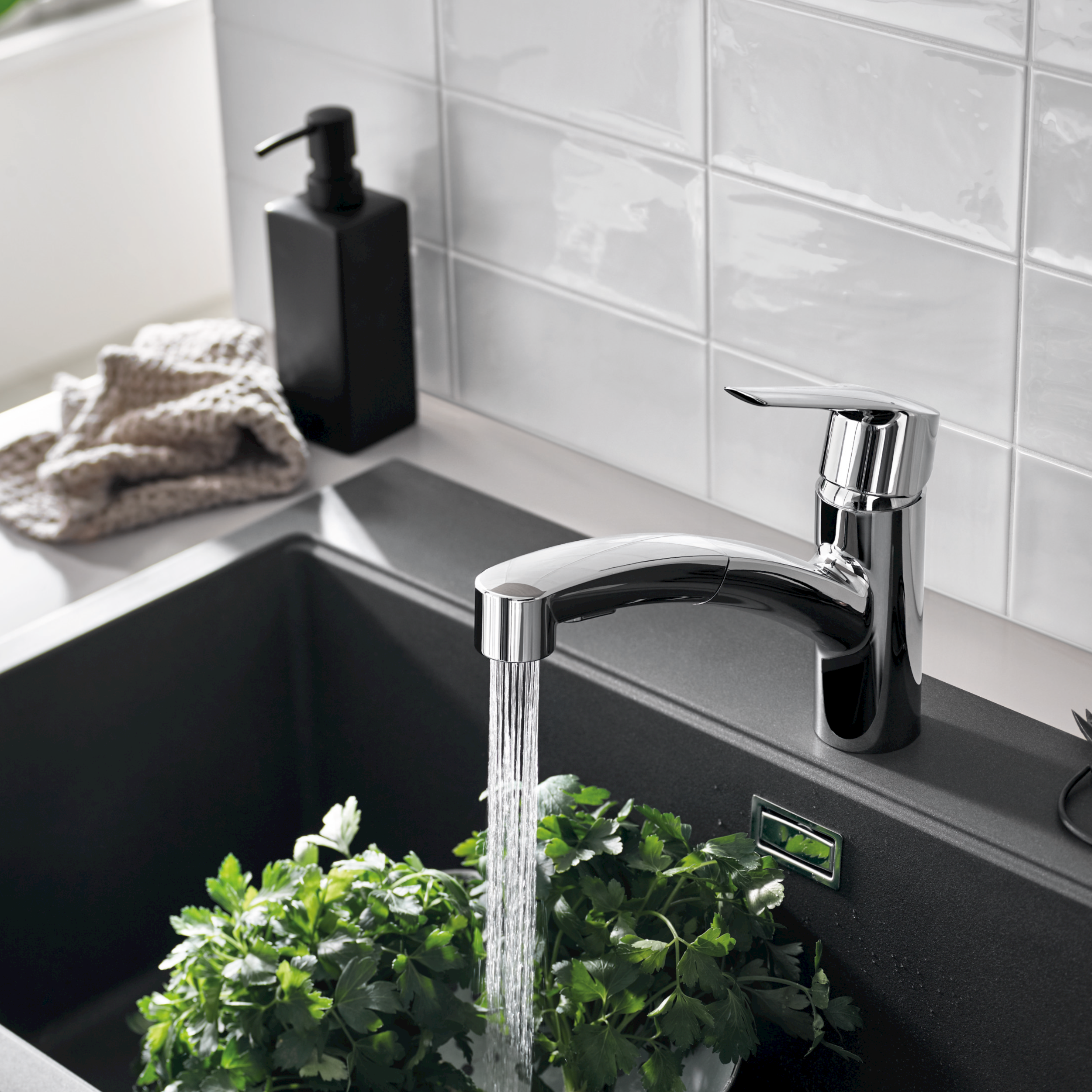 Bateria kuchenna z wyciąganą wylewką QuickFix Start 2021 Grohe - 6
