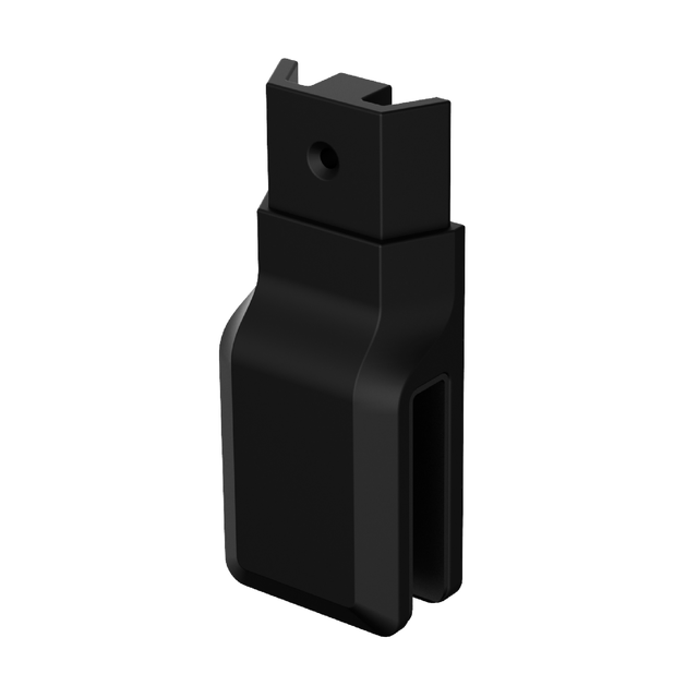 Barra di sostegno SENSEA con fissaggio al soffitto nero in alluminio nero opaco L 9 x L 5 x H 6.5 cm