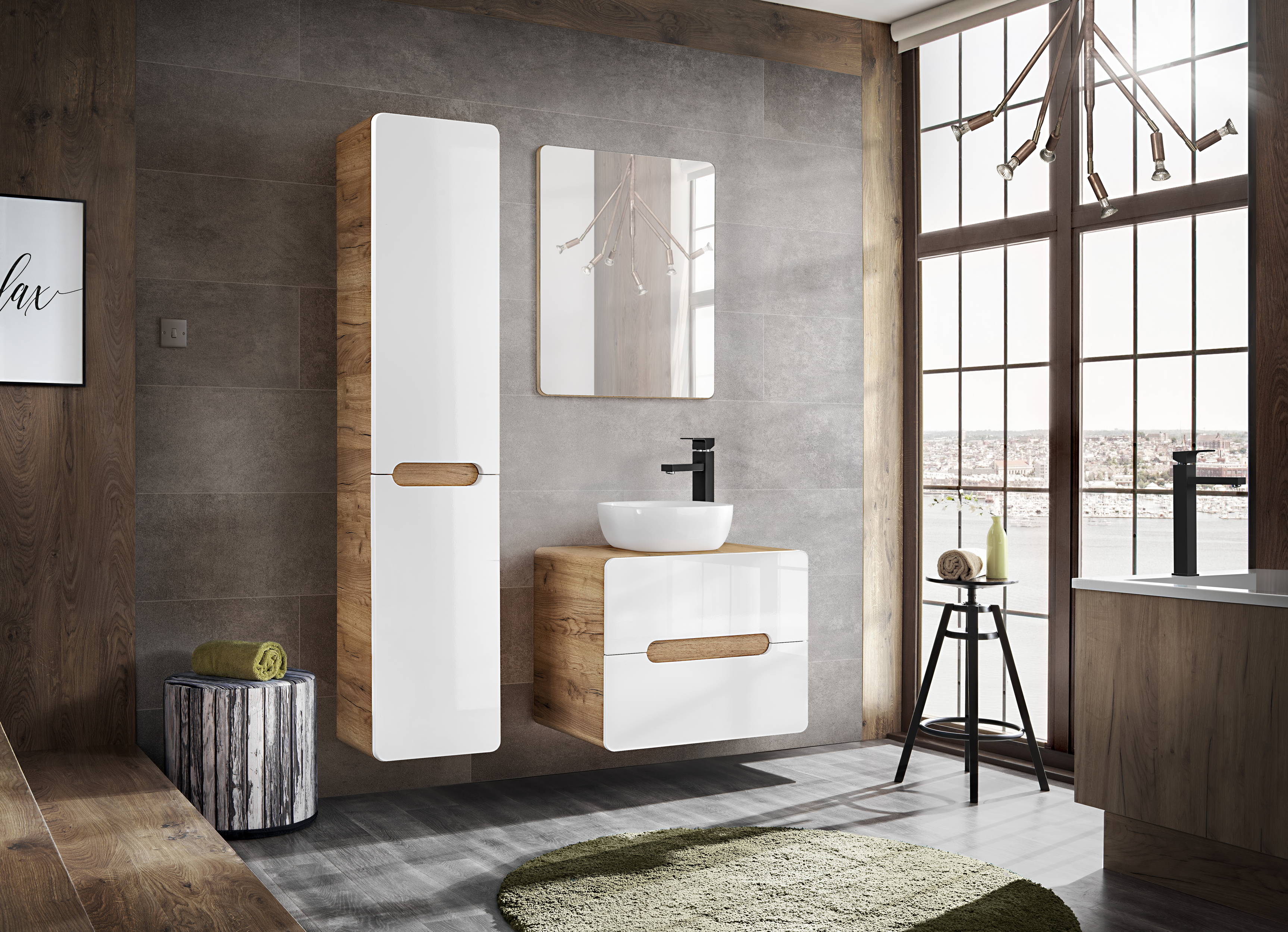 Szafka pod umywalkę Aruba 60 Tandem Blum System Comad - 2