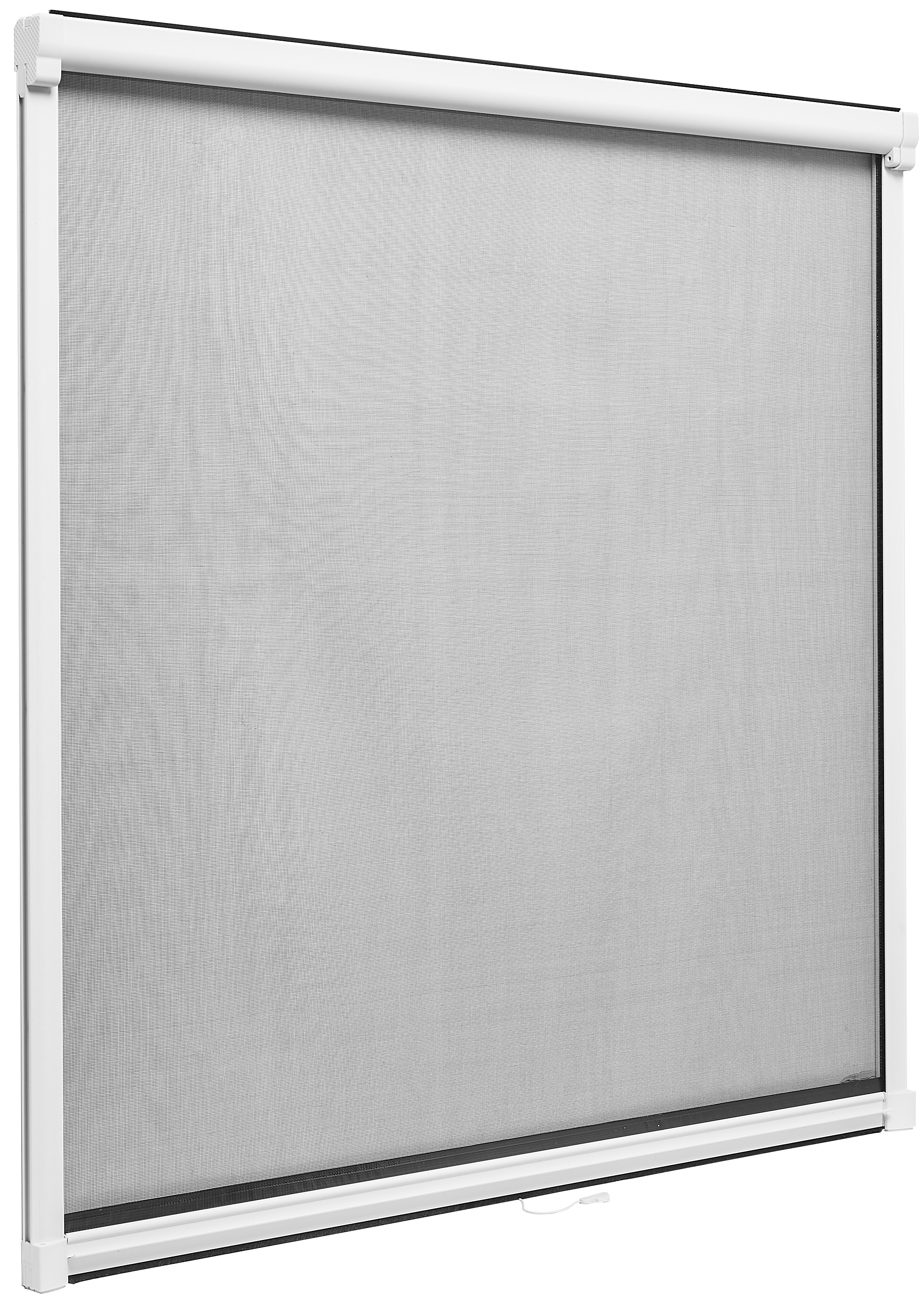 Moskitiera na okno 120x120 cm Biało/Czarna z możliwością przesuwania w pionie Isoxa - 3