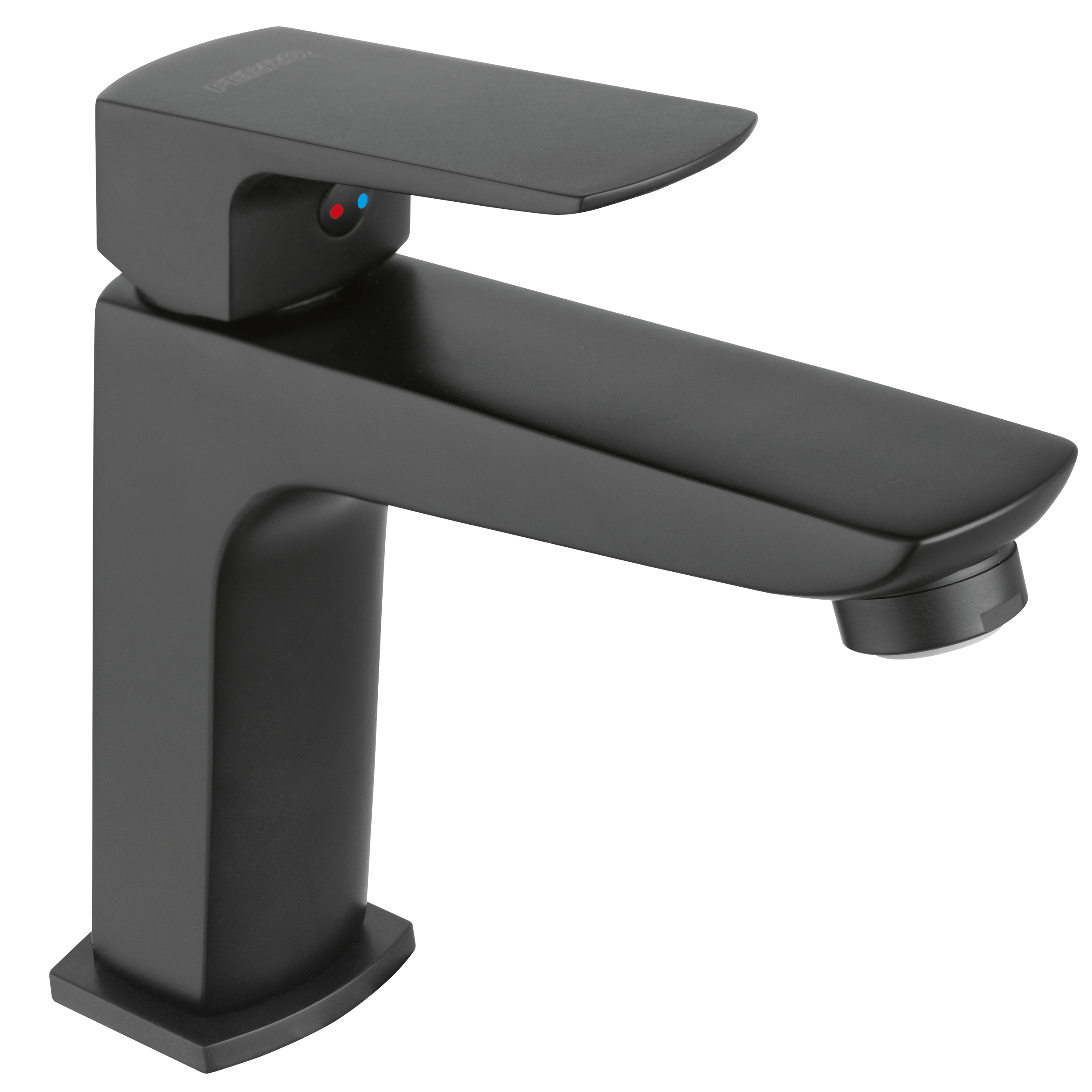 Bateria umywalkowa czarna 15 cm Lippi Eco Ferro