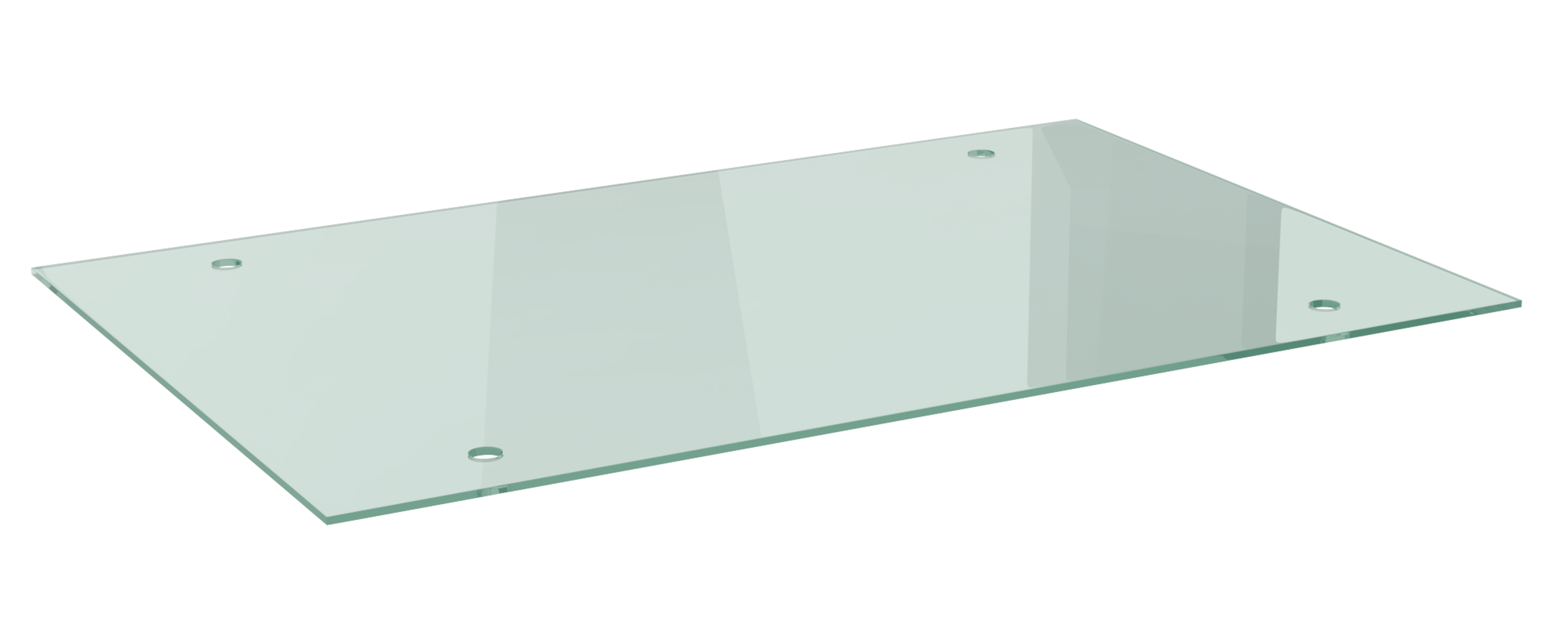 Cobertura para marquesina de cristal semitransparente 140x90cm