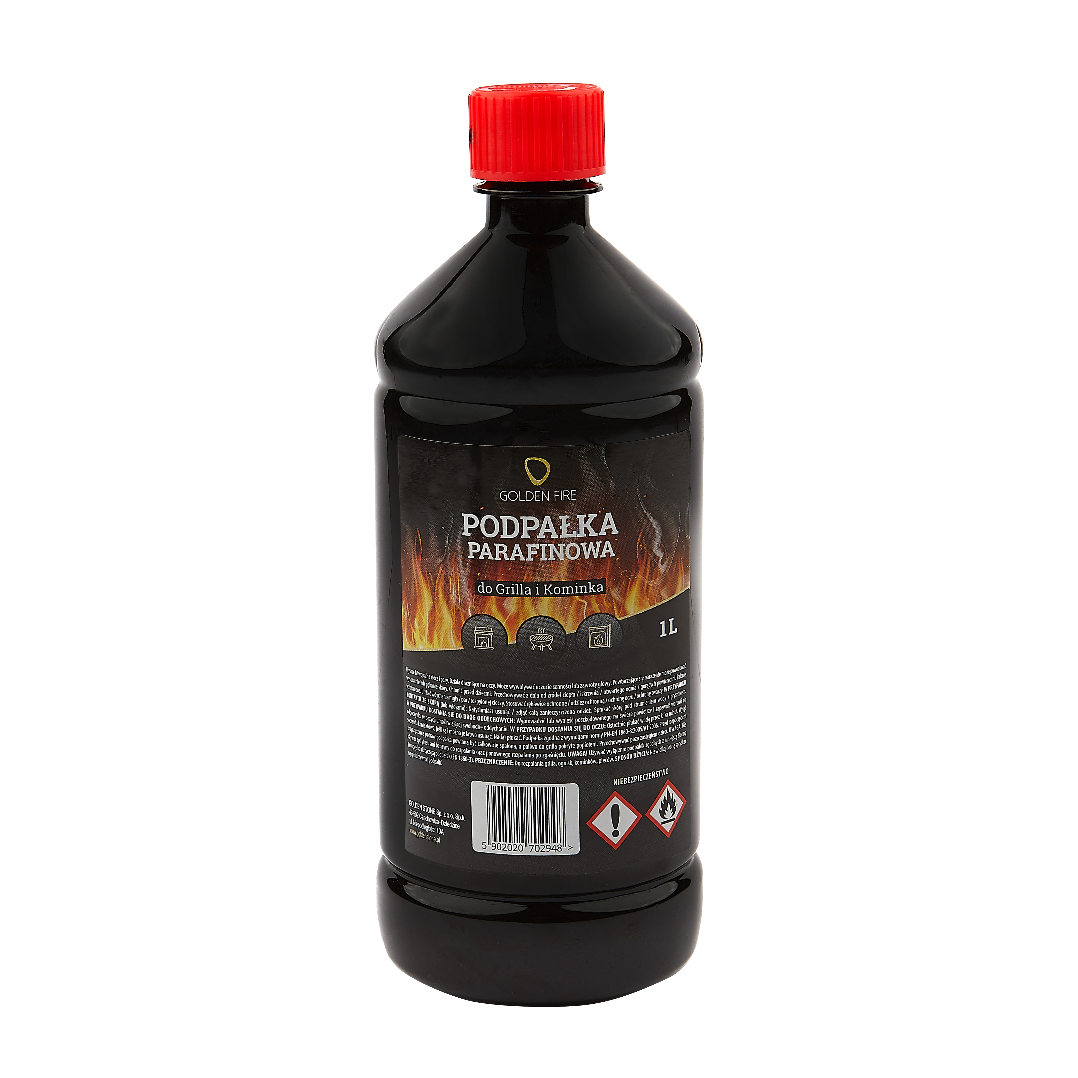 Rozpałka parafinowa do grilla i kominka 1 Litr Golden Fire