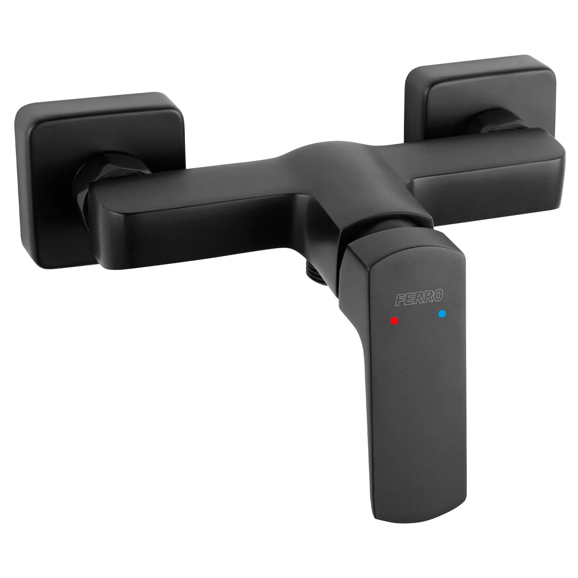 Bateria prysznicowa czarna Lippi Ferro