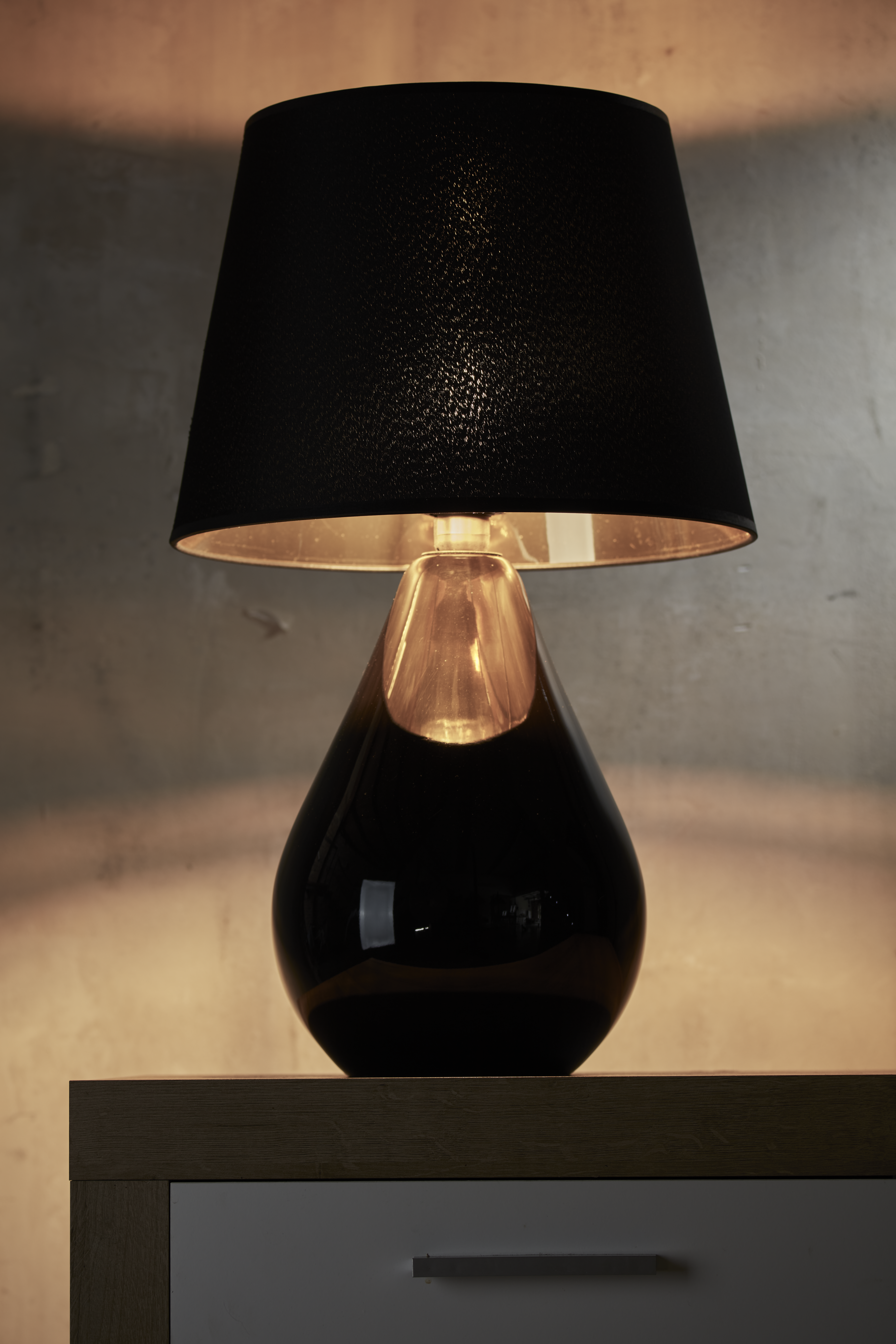 Lampka stołowa Lacrima czarna E27 TK Lighting - 4