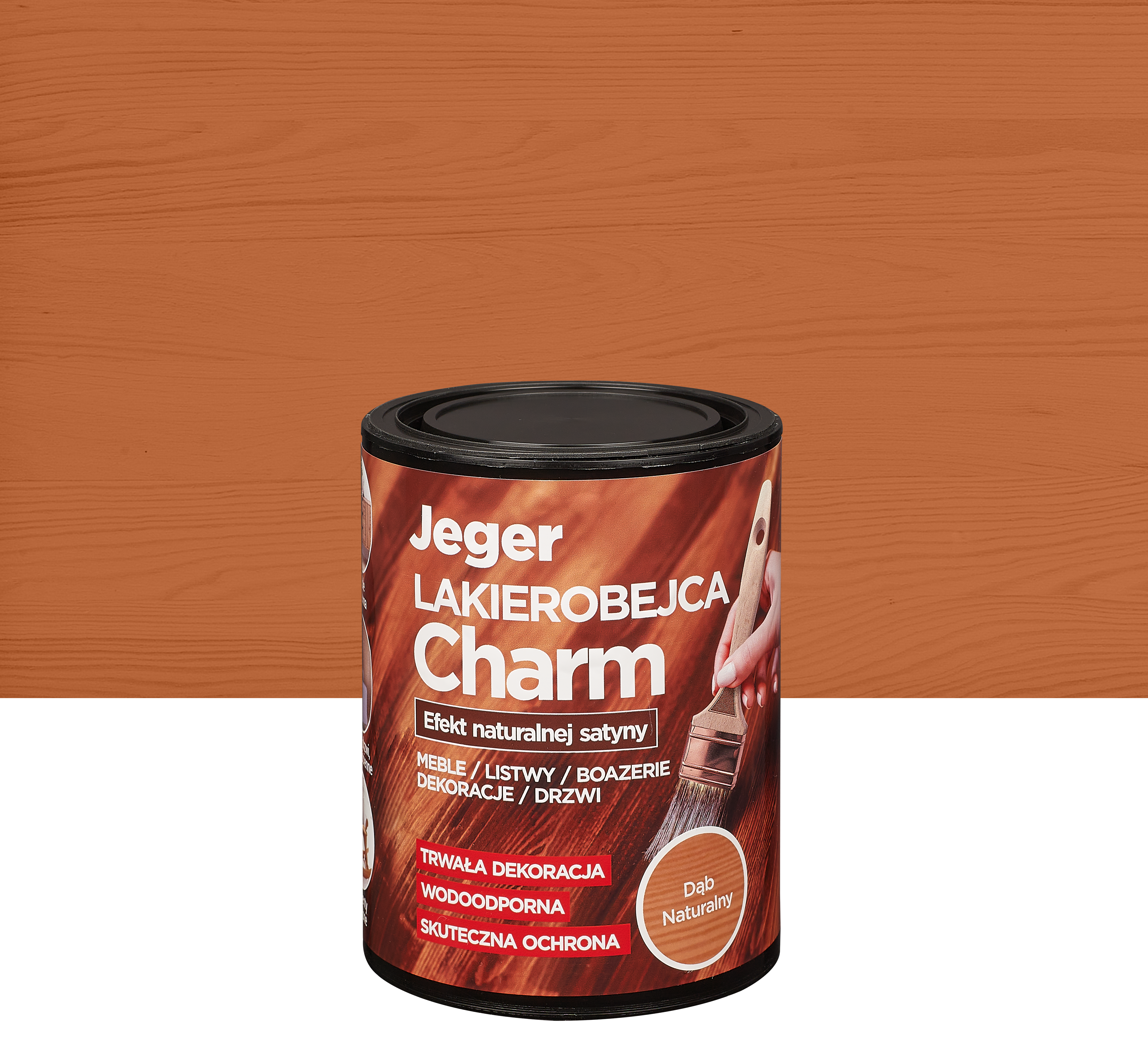 Lakierobejca Charm 0.75 l Dąb naturalny Jeger