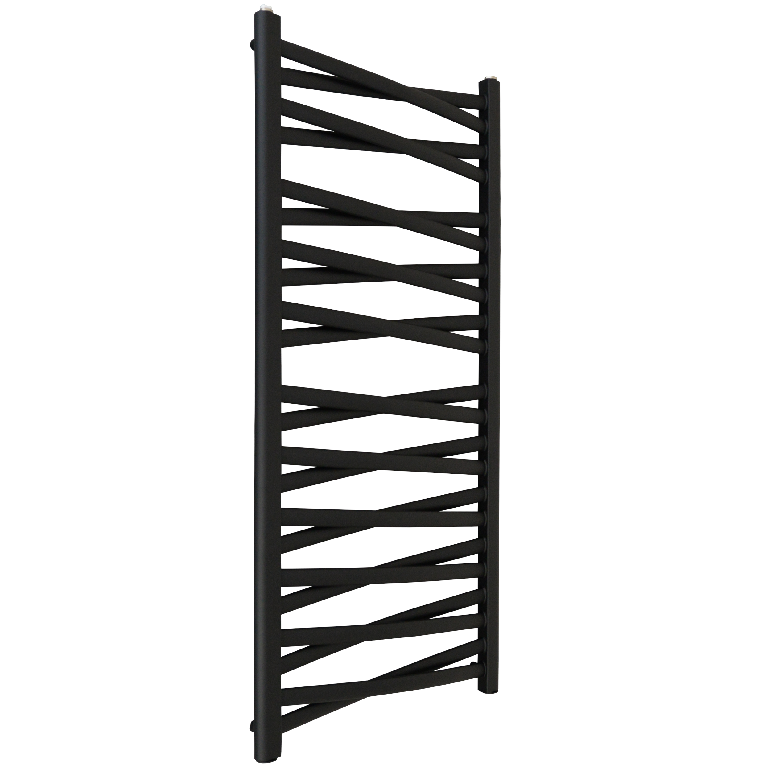 Grzejnik ŁEZKA 3DX 120.5x44 cm Czarny 483W Roz 40cm 10 Bar REGNIS