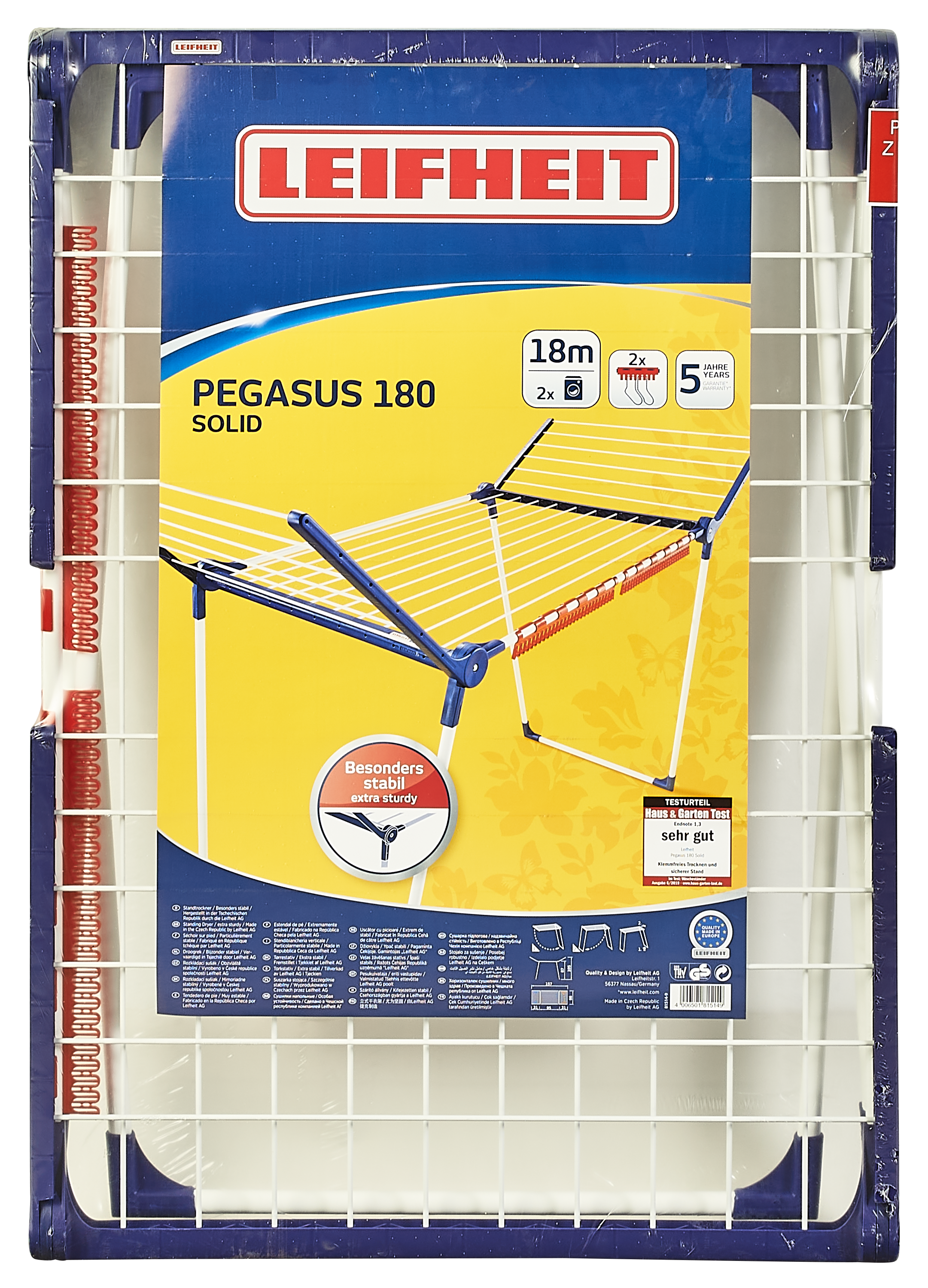 Suszarka stojąca pozioma Pegasus 180 Solid Leifheit - 5