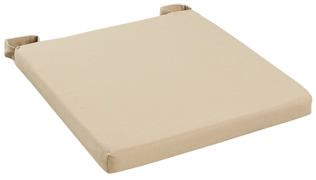 Poduszka na krzesło Joy beżowa 40 x 40 x 4 cm Inspire