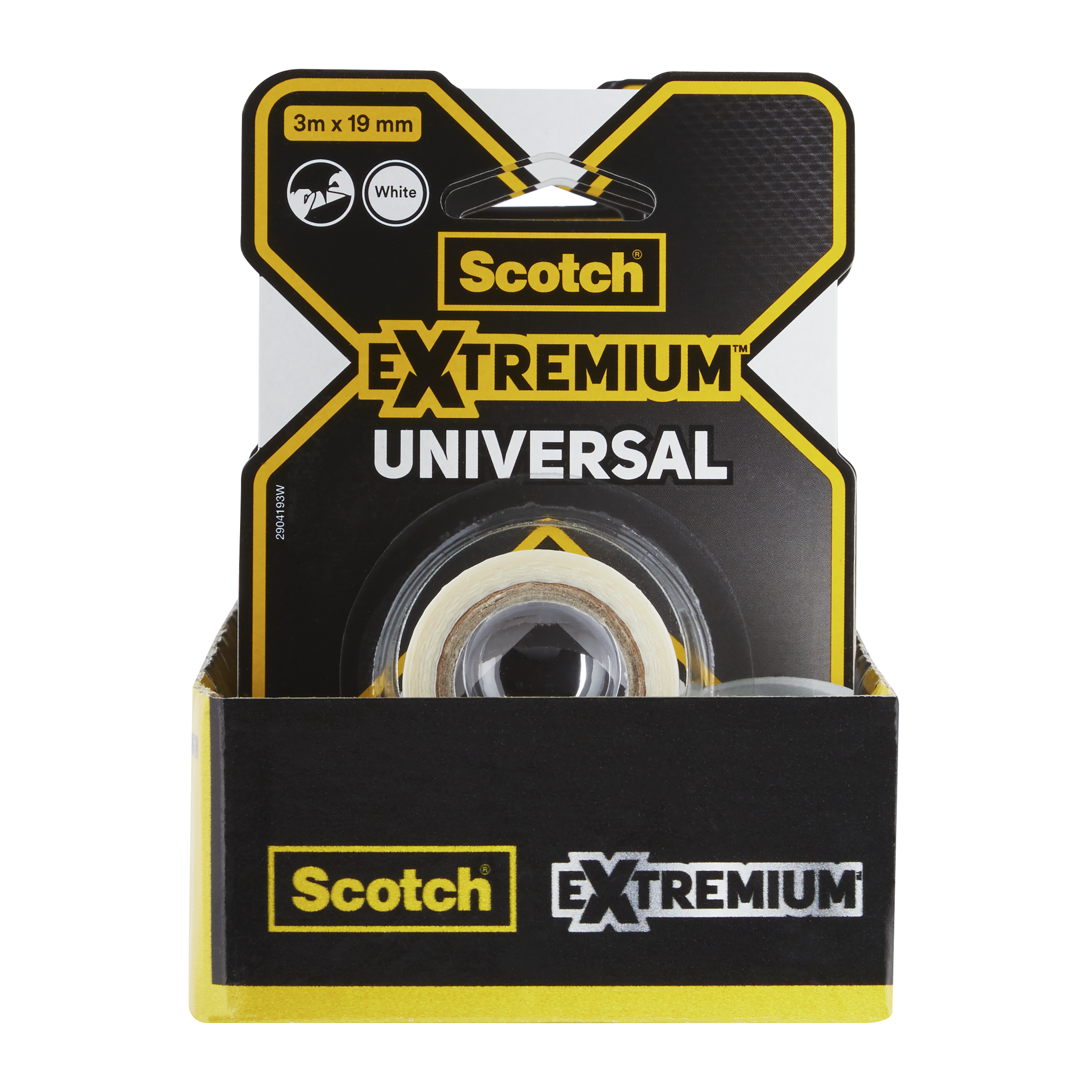 Taśma uniwersalna Extremium 3 m x 19 mm biała Scotch - 2