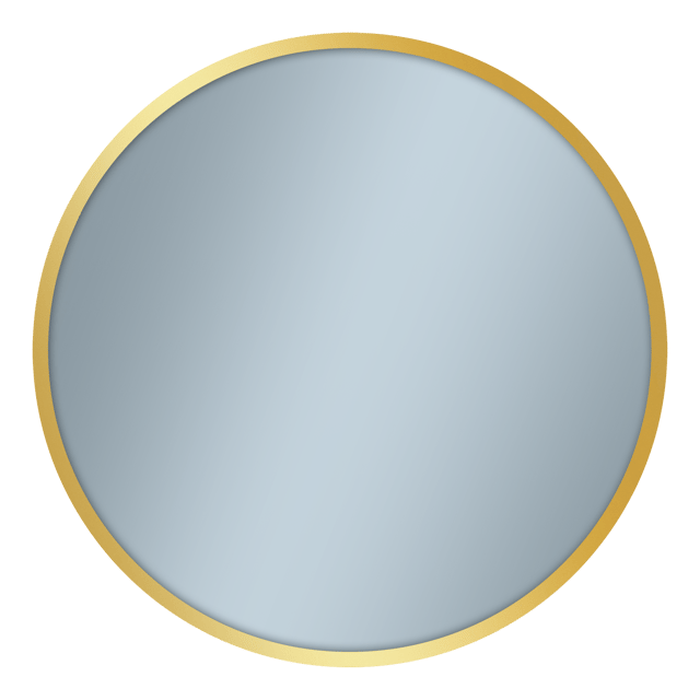 Lustro bez oświetlenia Rund Gold 70 Venti