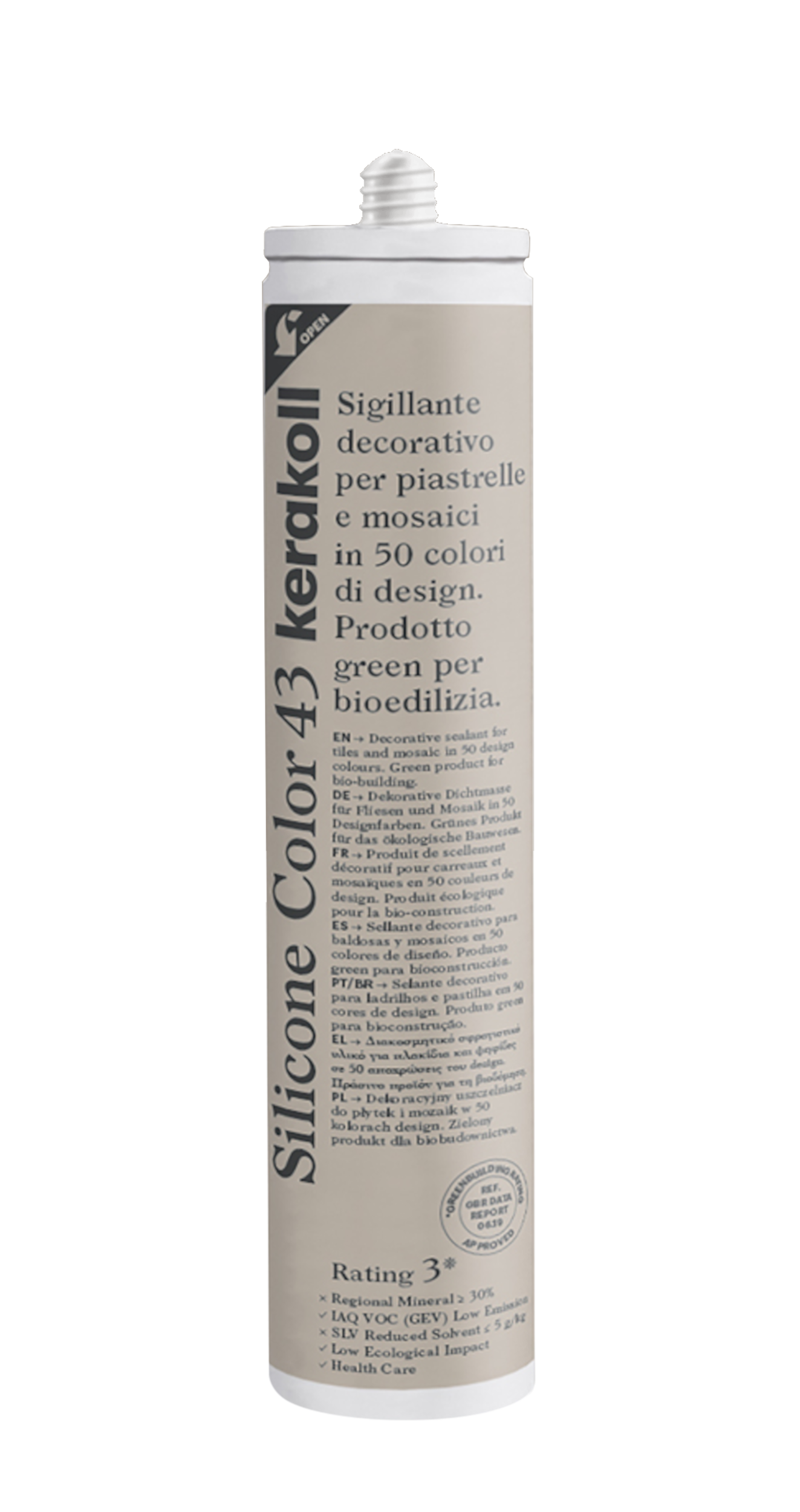 Silikon sanitarny Color 43 310 ml Kerakoll - 2
