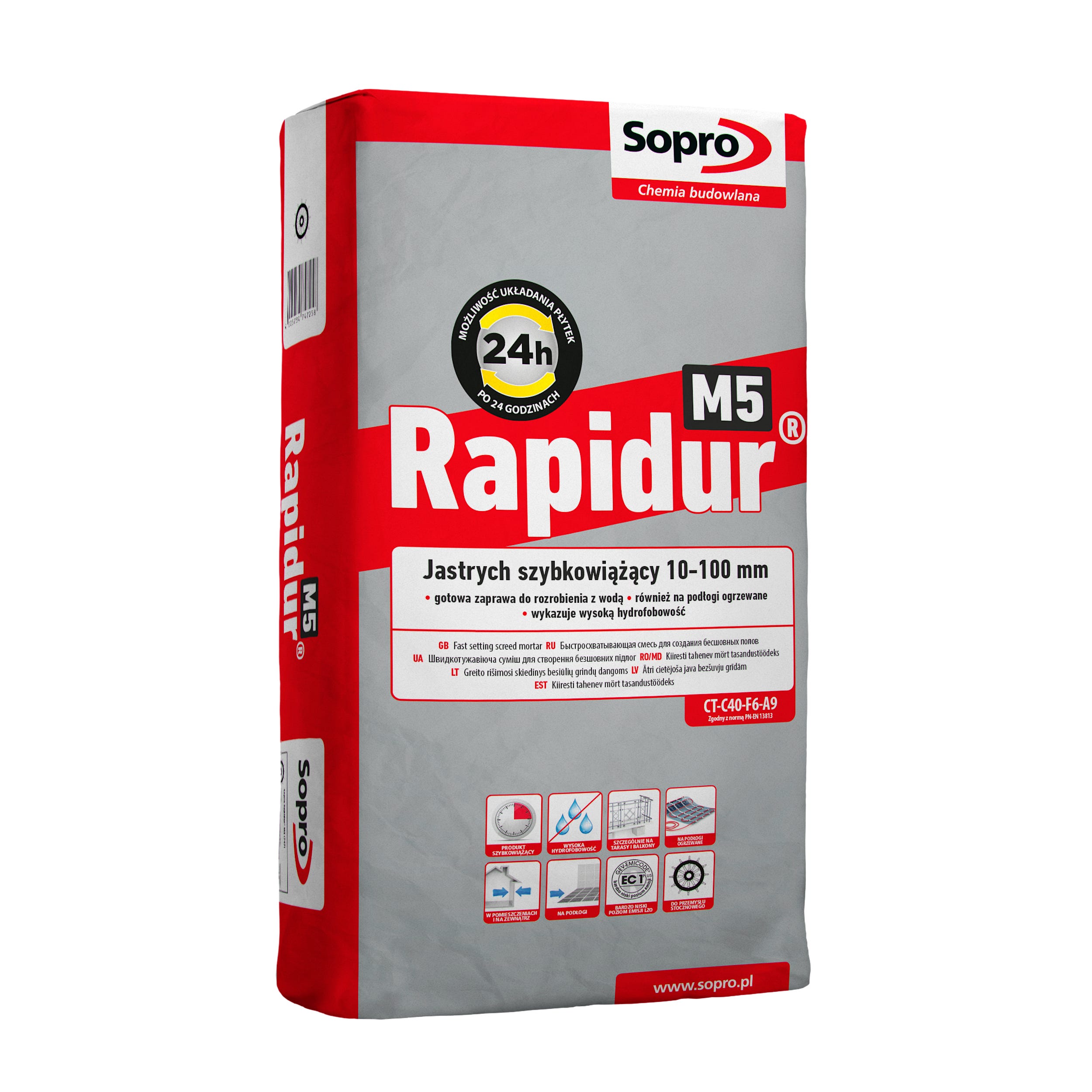 Rapidur Wylewka szybkowiążąca Rapidur M5 25 kg Sopro - Leroy Merlin
