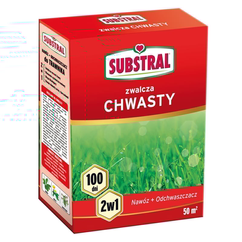 Nawóz do trawnika odchwaszczacz 100 dni 1kg Substral