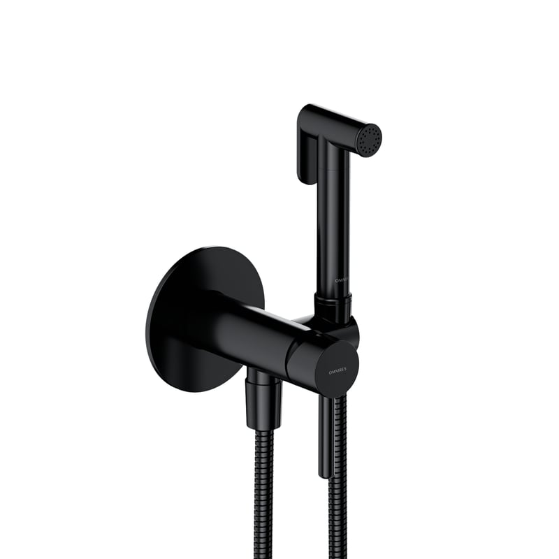 Bateria podtynkowa bidetowa Simplon Czarna Omnires