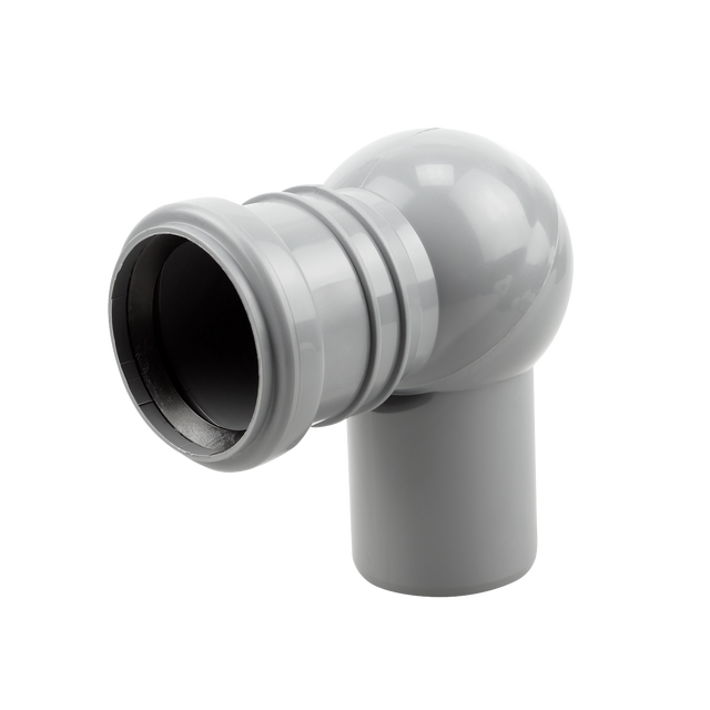 Kolano nastawne kulowe 50 mm szare GIRPI