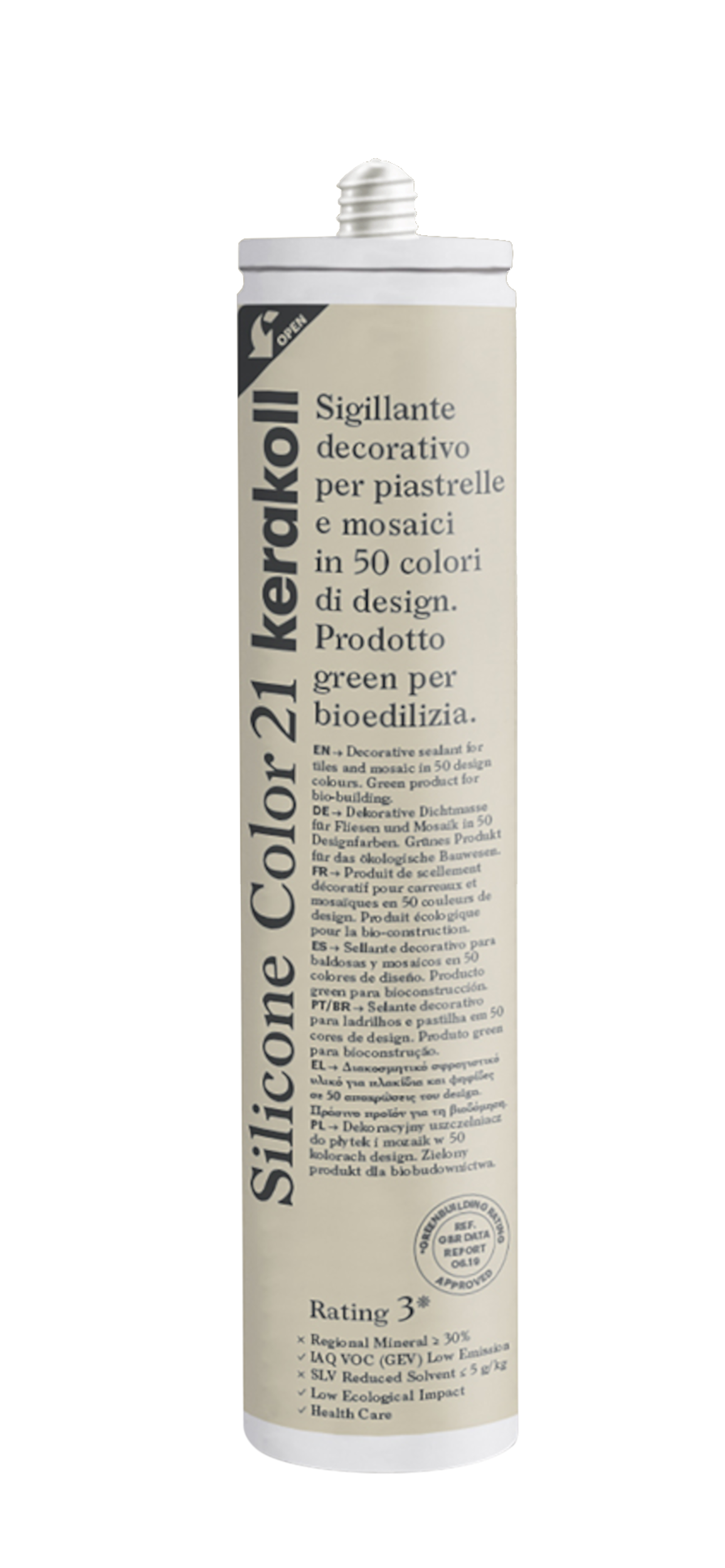 Silikon sanitarny color 21 310 ml Kerakoll - 2