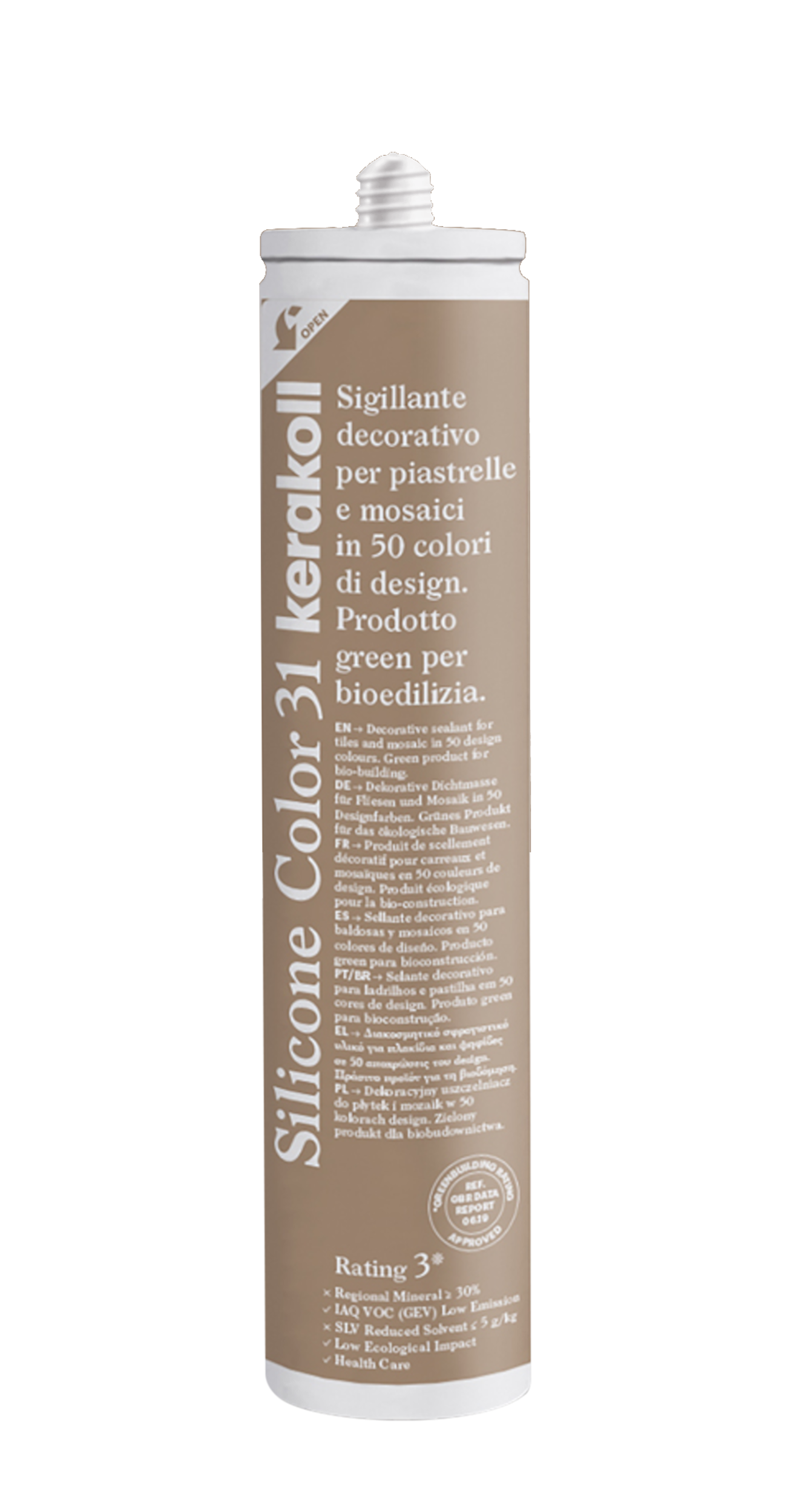 Silikon sanitarny color 31 310 ml Kerakoll - 2