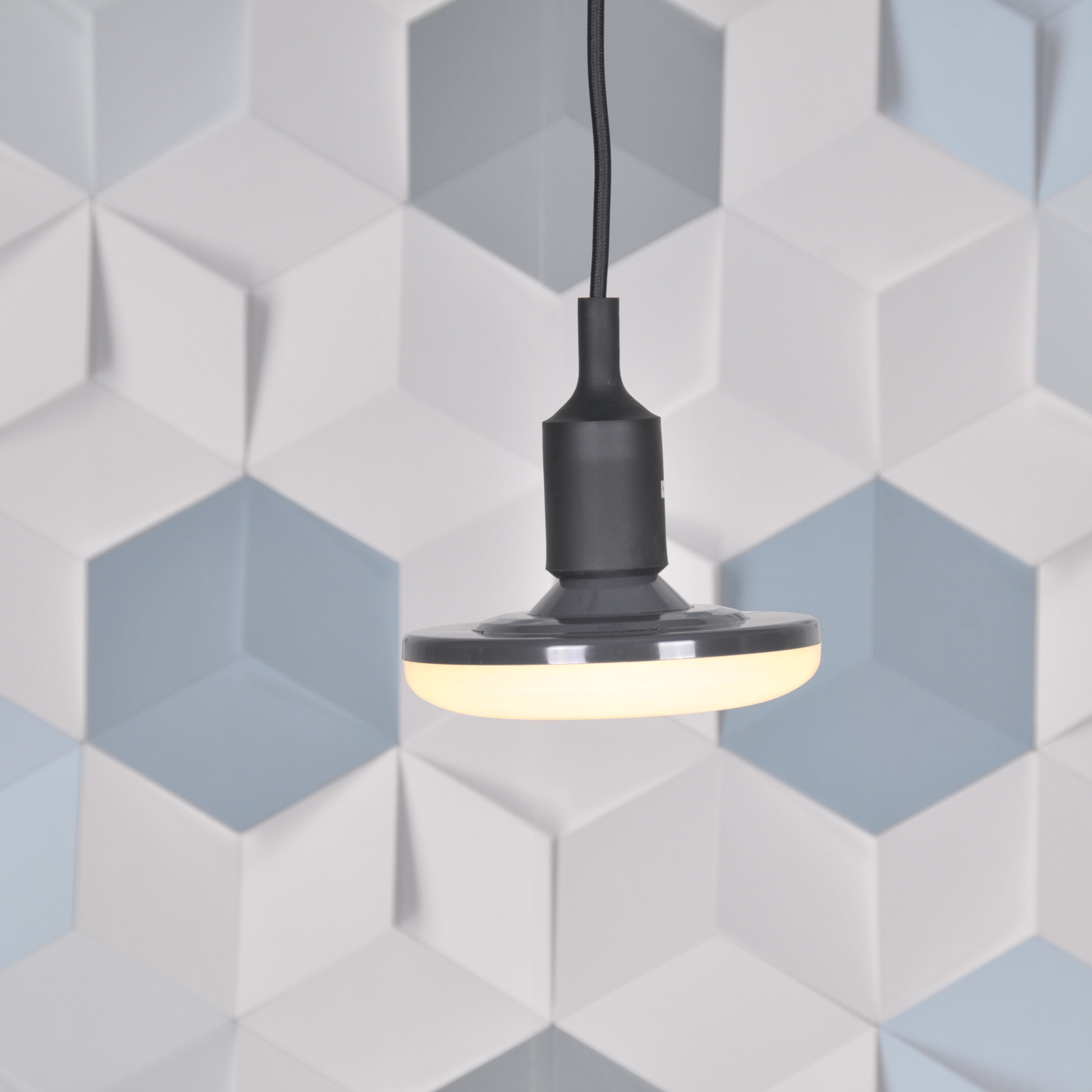 Lampa wisząca Kiki czarna 850 lm E27 Polux - 2