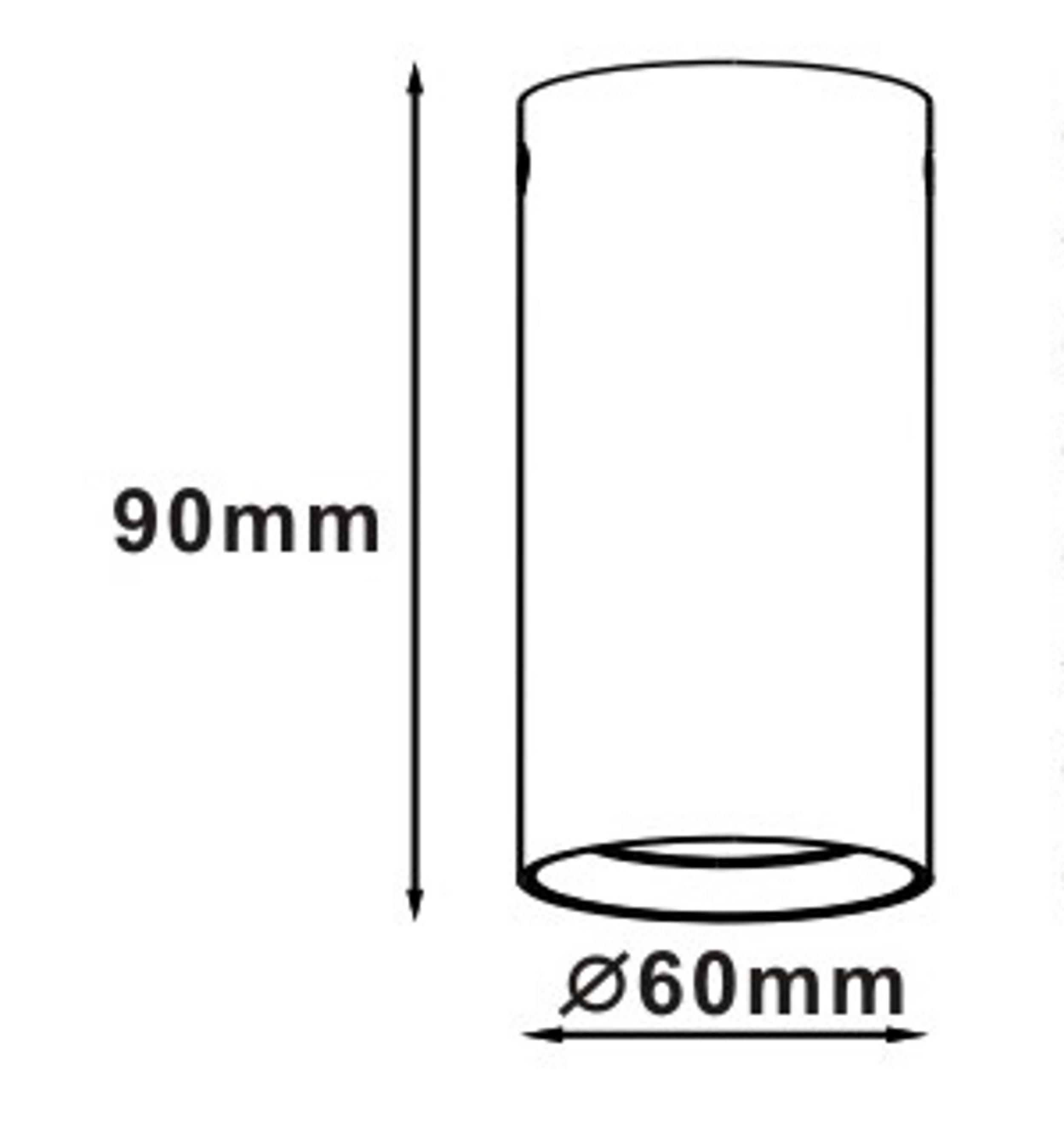 Oprawa natynkowa MANACOR IP20 wys. 9 cm śr. 6 cm czarna GU10 LIGHT PRESTIGE - 9