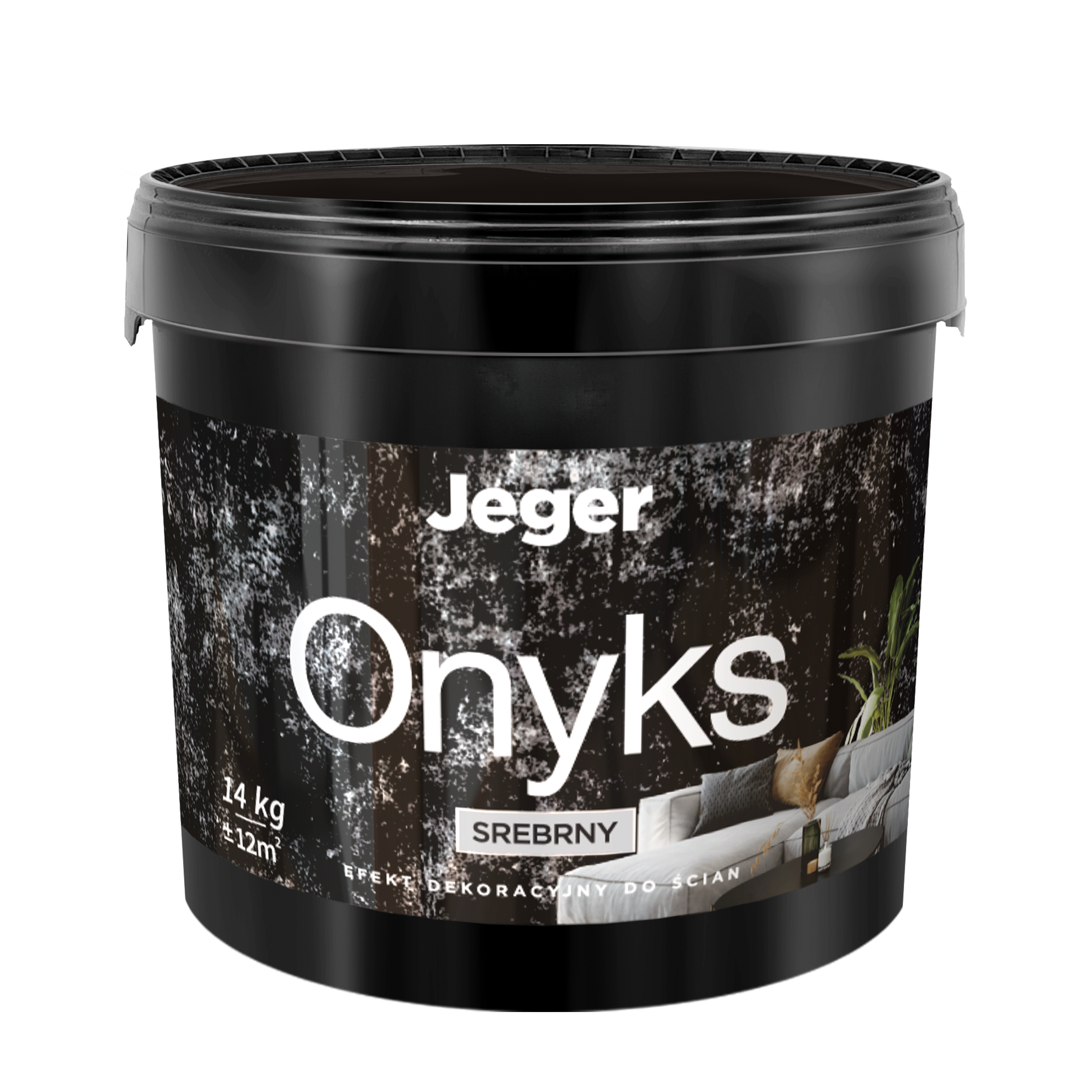 Efekt dekoracyjny do ścian Onyks 14 kg srebrny Jeger - 5