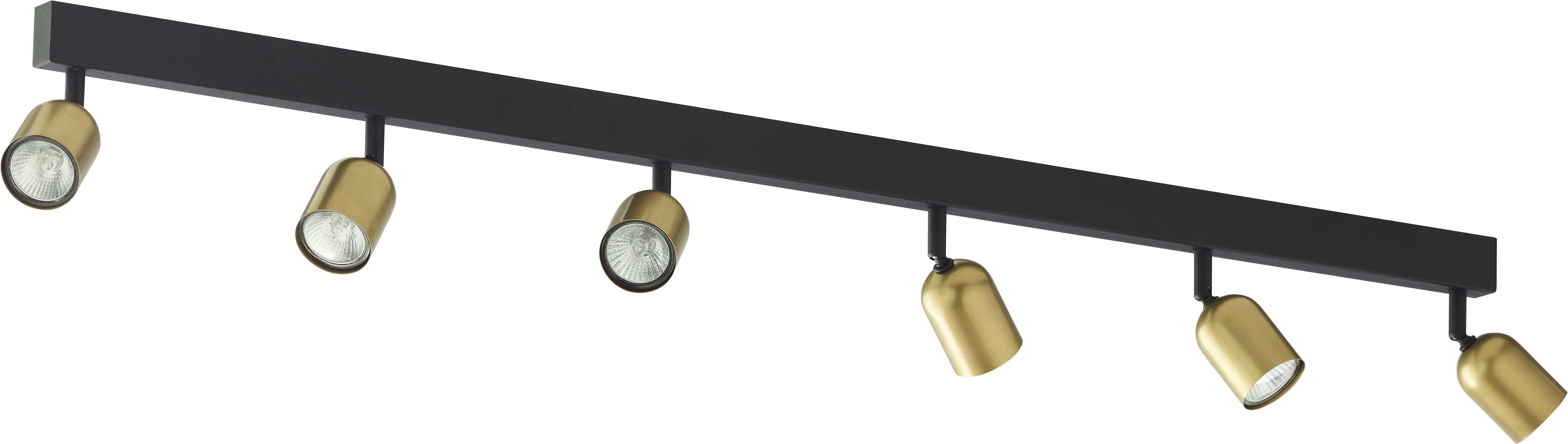 Listwa reflektorowa Top złoto-czarna 6 x GU10 TK Lighting