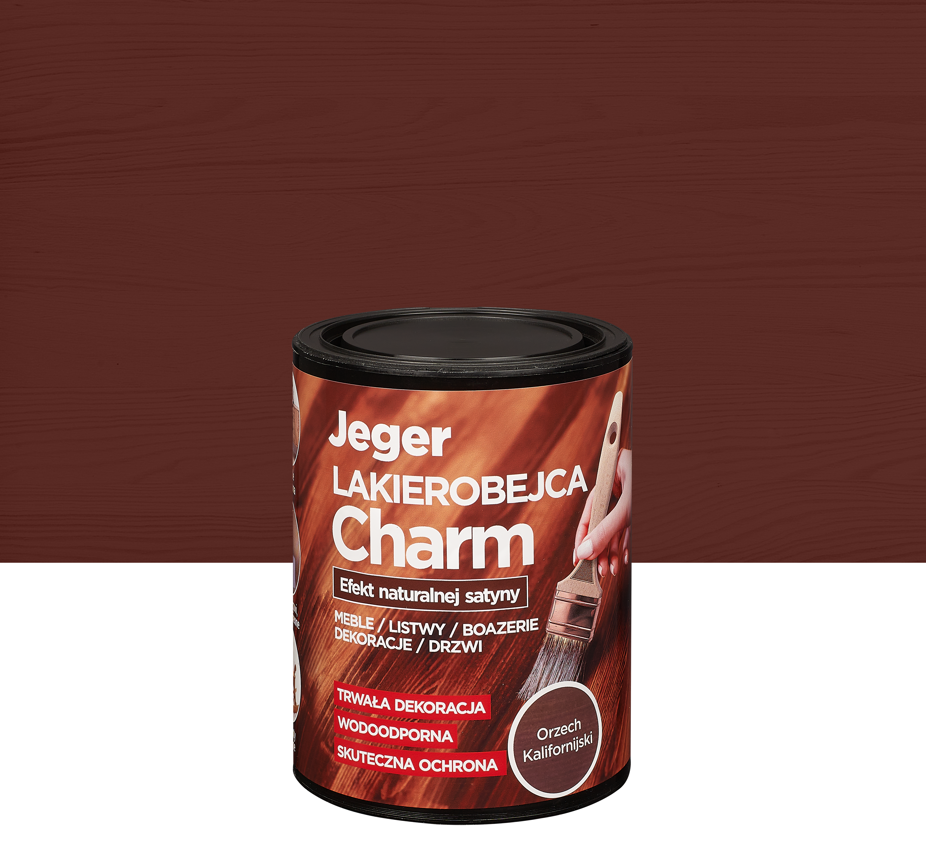 Lakierobejca Charm 0.75 l Orzech kalifornijski Jeger