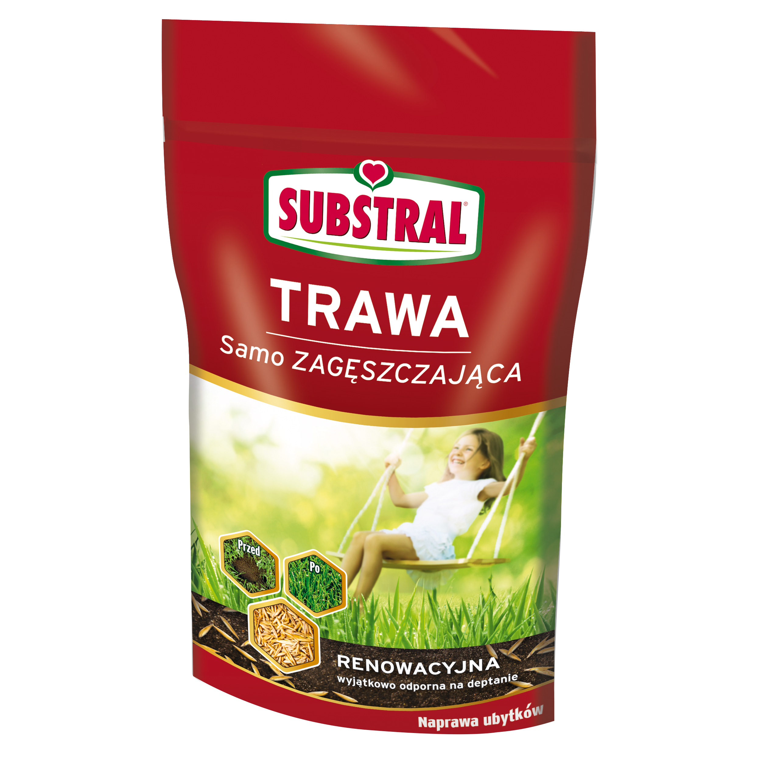 Nasiona trawy do dosiewek 0.25kg samozagęszczająca Substral
