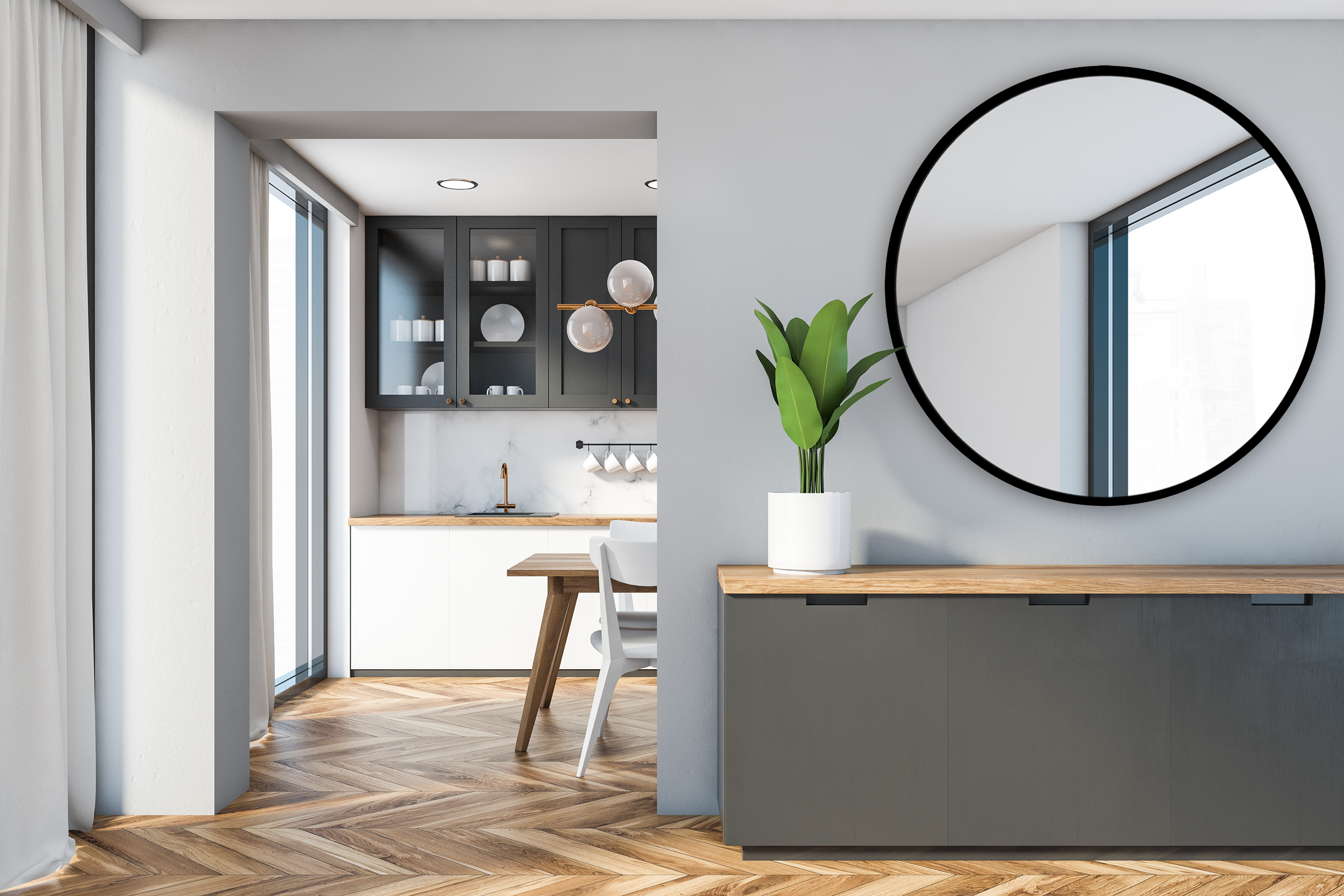 Lustro bez oświetlenia Rund 90 Venti - 6