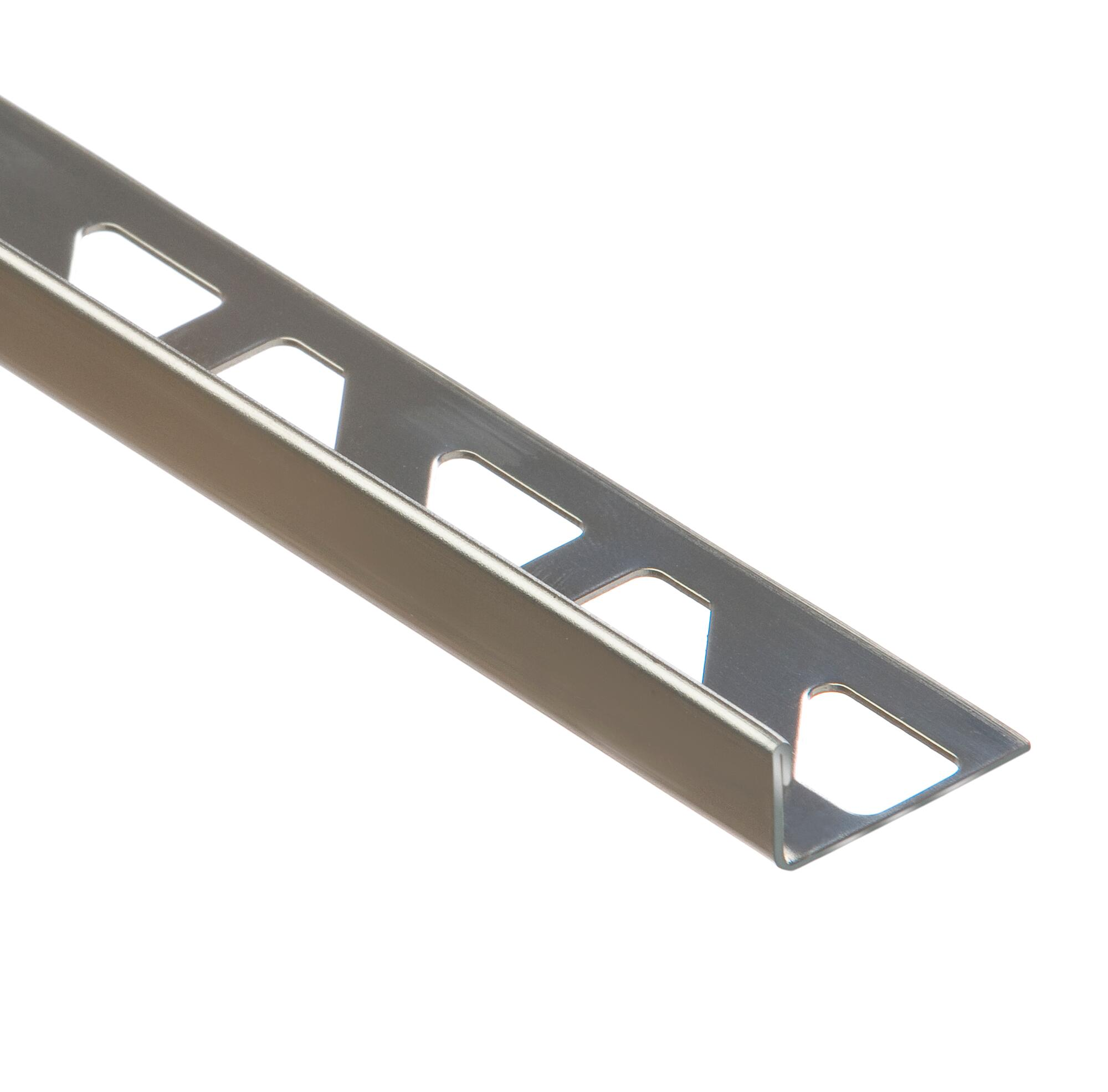 Profil do glazury zewnętrzny narożny 10 mm / 2.5 m Stal nierdzewna Standers