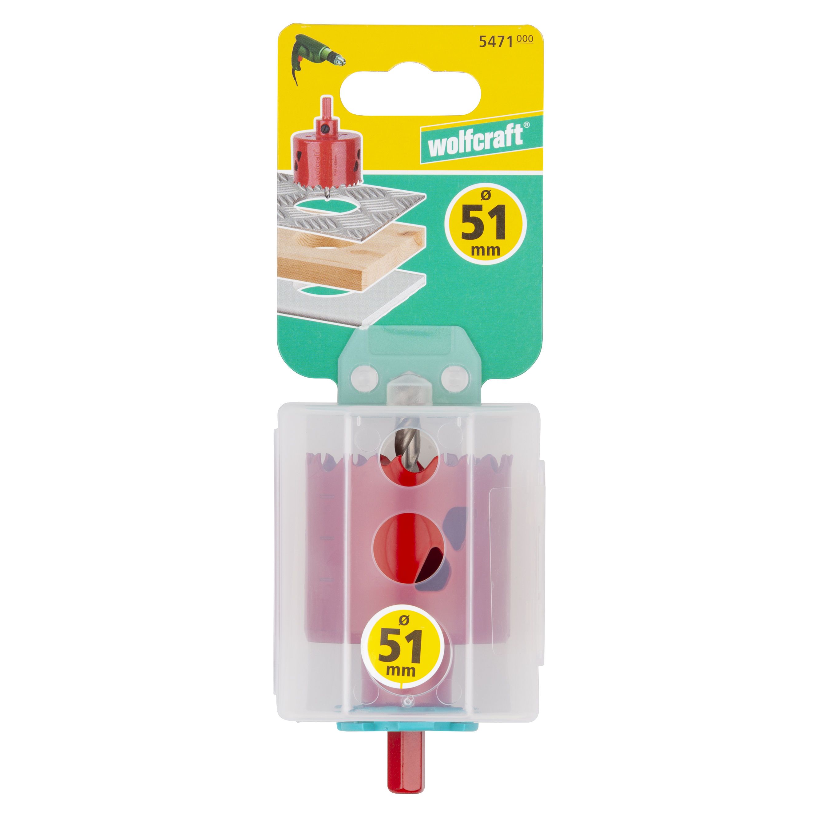 Otwornica 51 mm 5471000 BIM WOLFCRAFT - 3