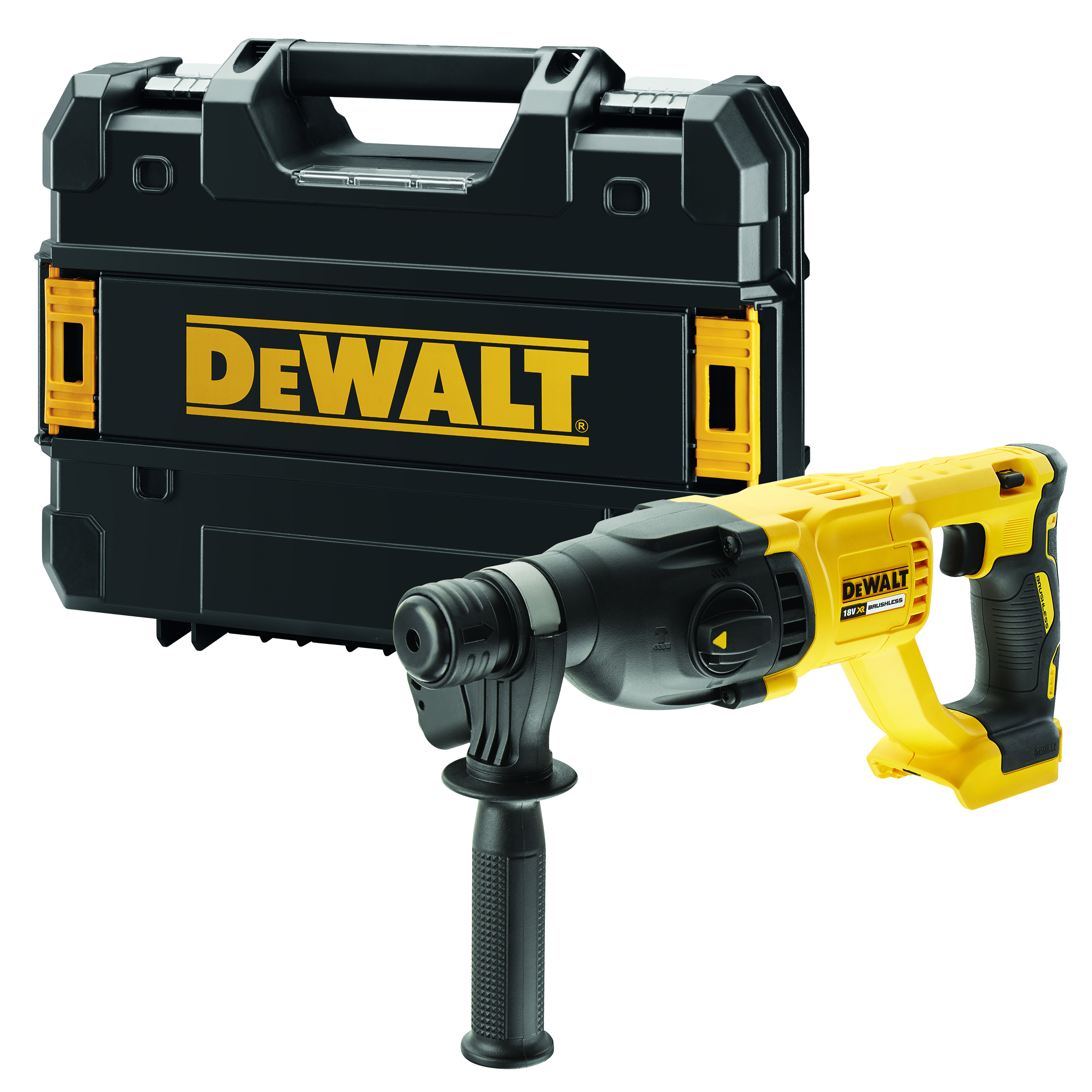 Młotowiertarka akumulatorowa bezprzewodowa DCH133NT-XJ 18V 2.6J DeWalt z walizką - 2