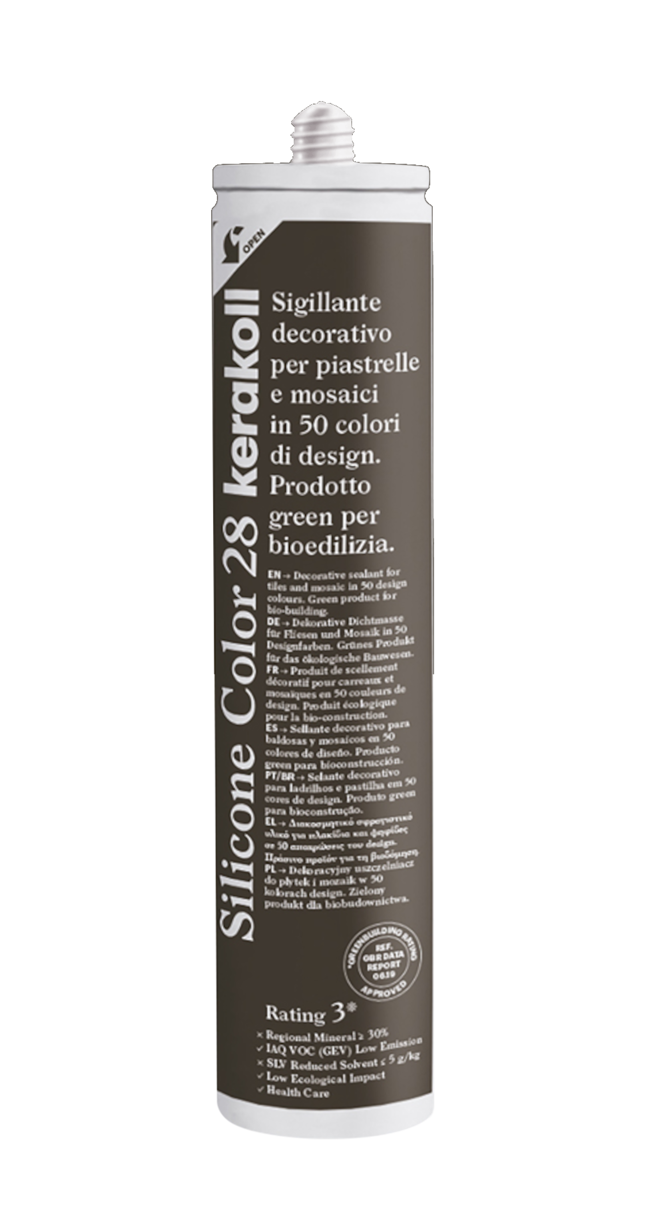Silikon sanitarny color 28 310 ml Kerakoll - 2