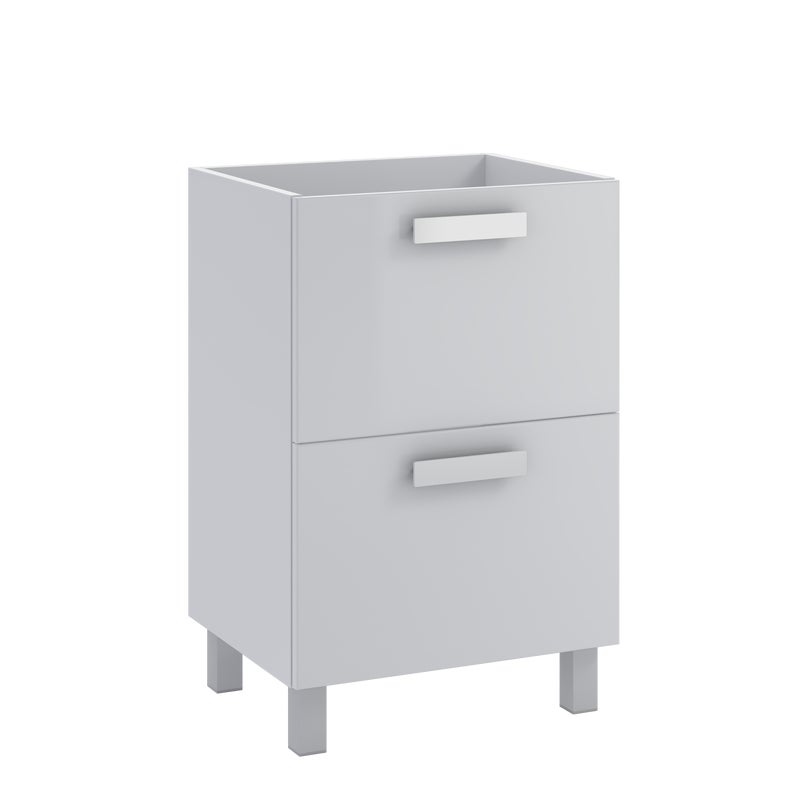 Szafka pod umywalkę 51 cm biała Visage New