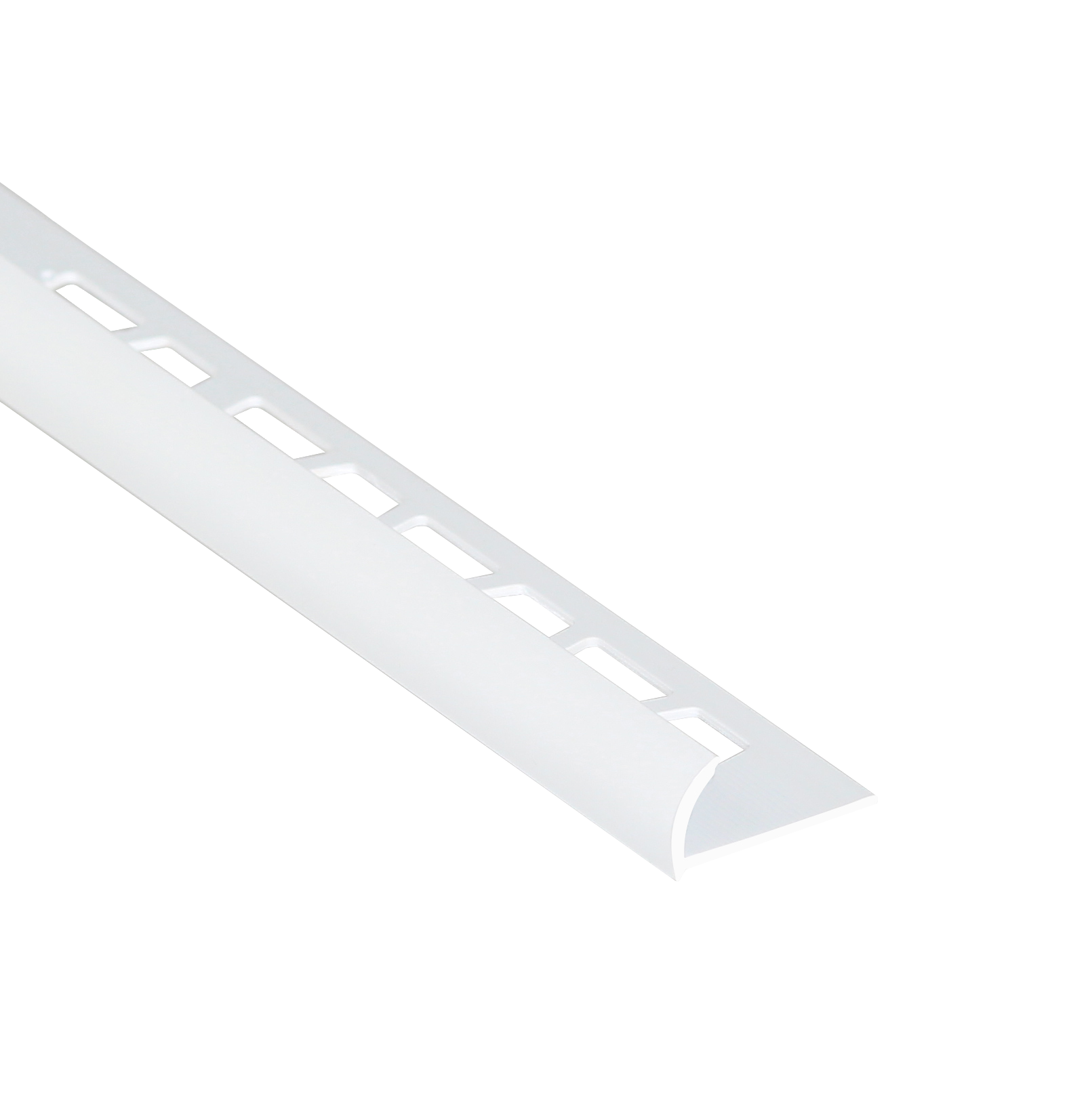 Profil do glazury zewnętrzny półokrągły PVC 10 mm / 2.5 m Biały zimny Cezar