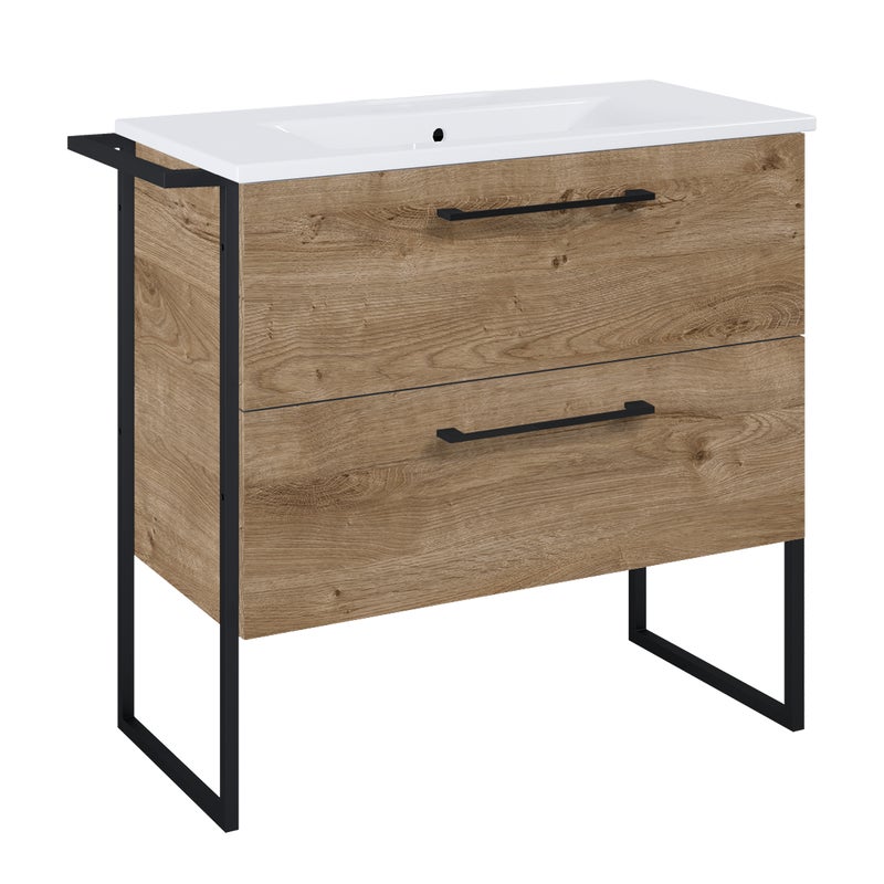 Zestaw szafka z umywalką Trick 80 Sensea